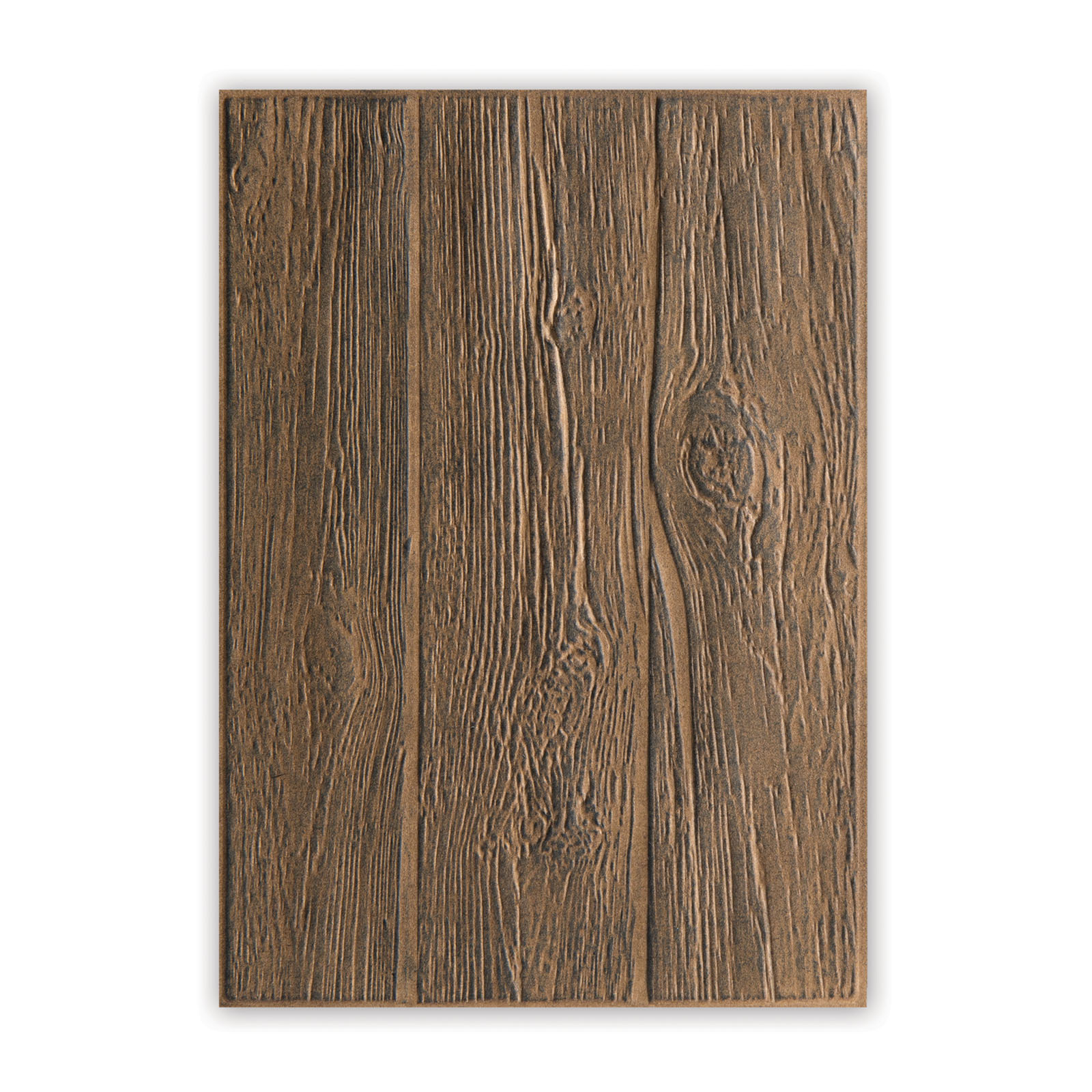 Sizzix • Carpeta de madera con textura 3D que se desvanece por Tim Holtz