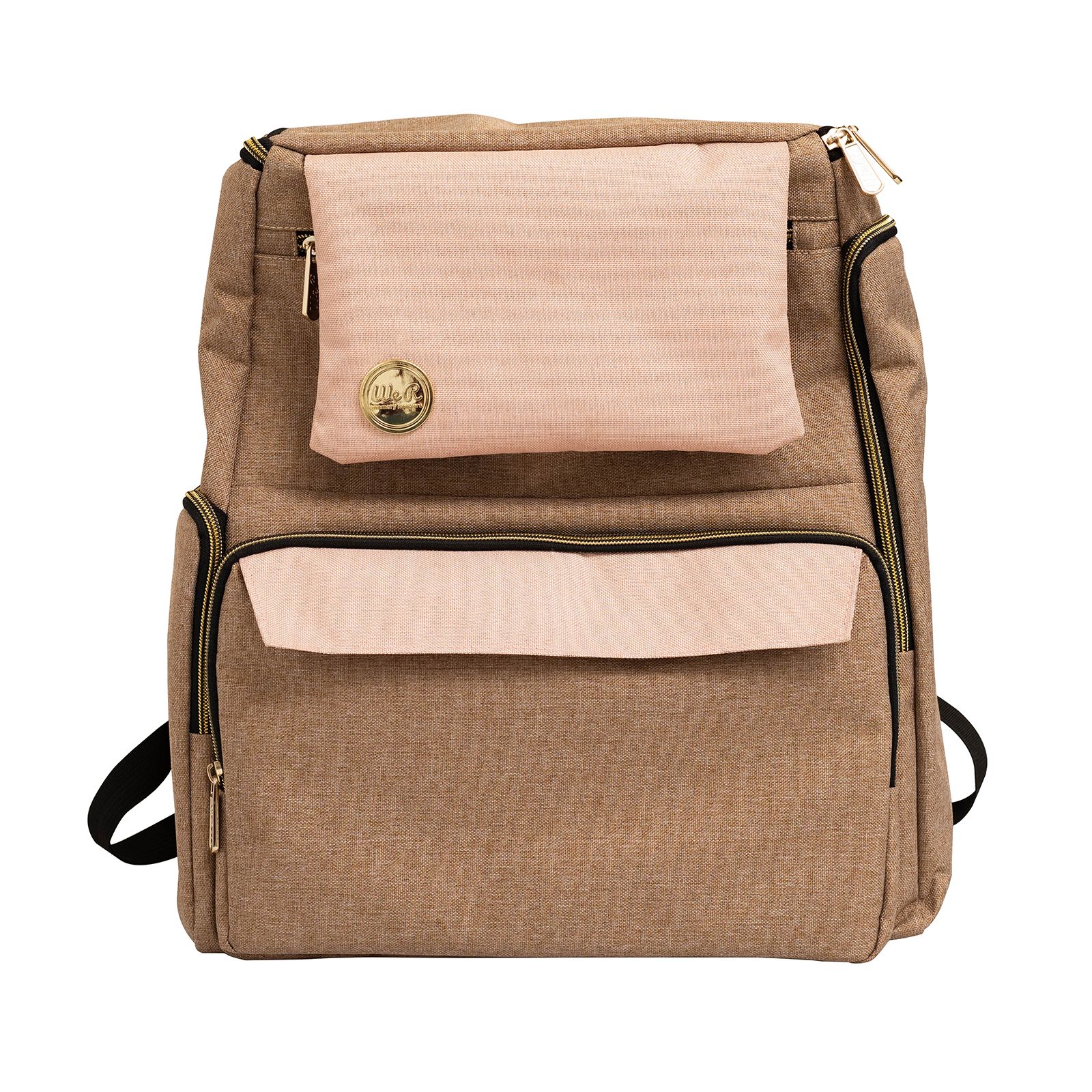 We R Makers • Crafter's backpack Taupe en Roze