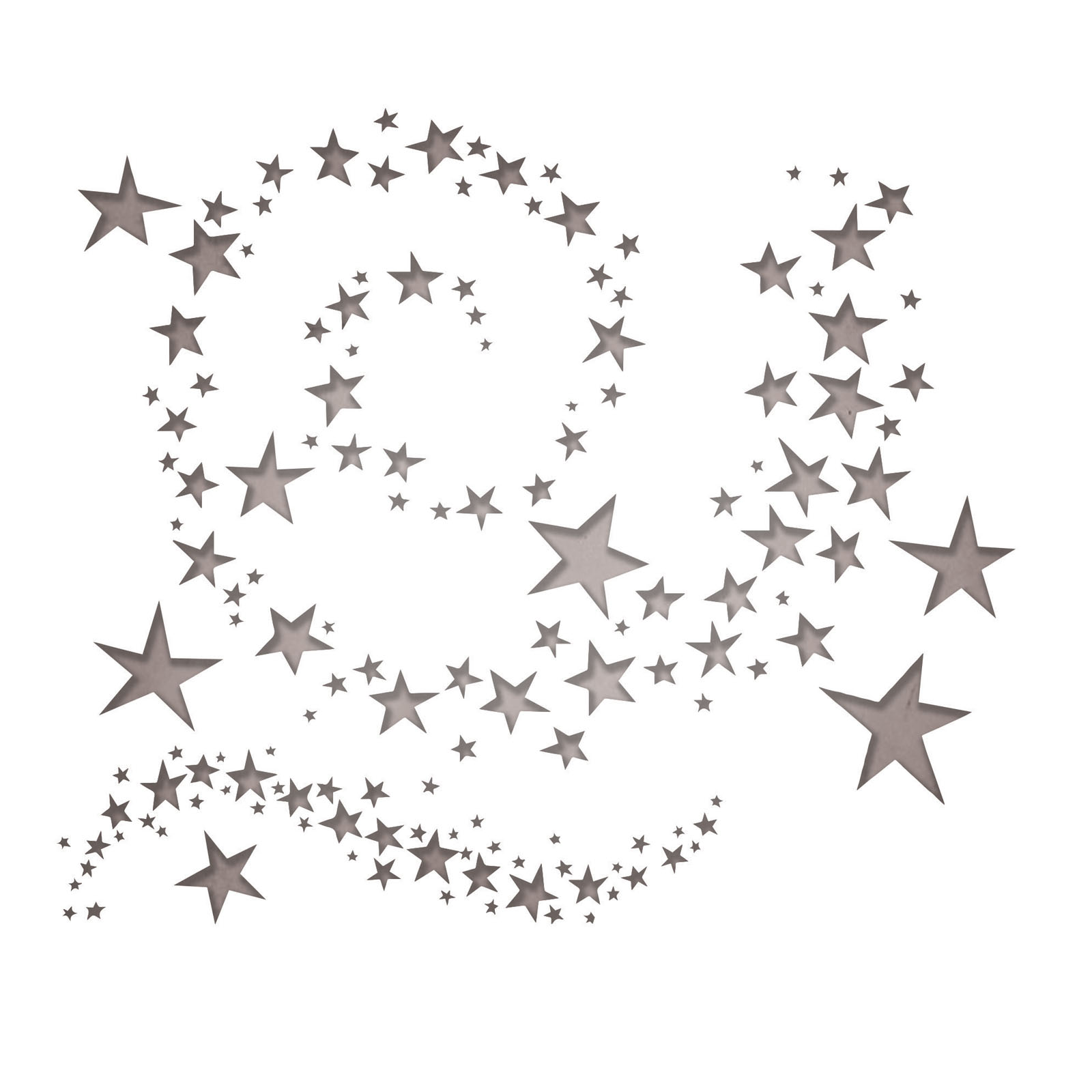 Sizzix • Thinlits snijmal werveling sterren set x9