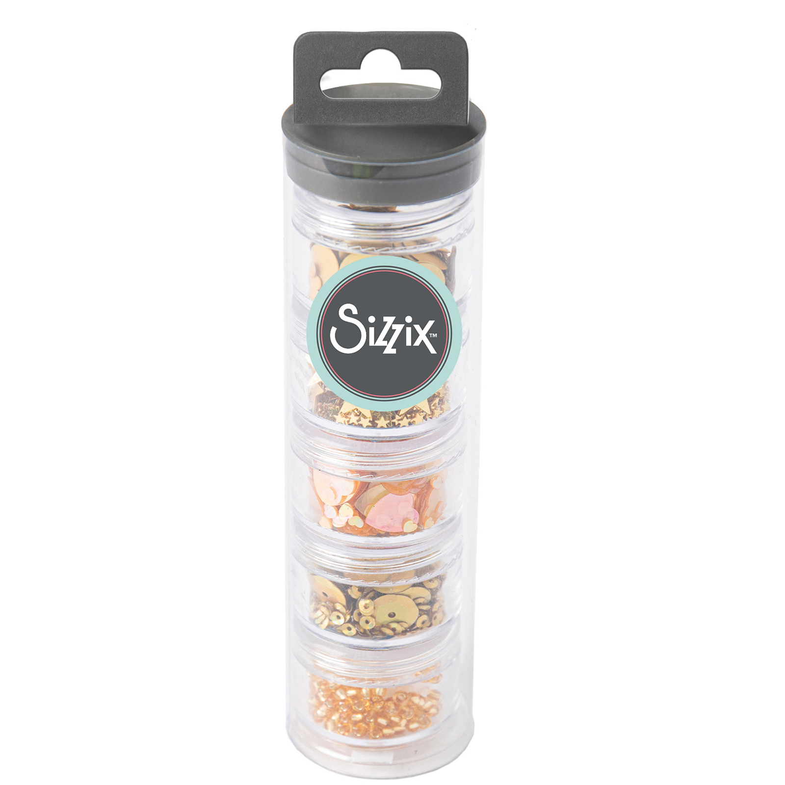 Sizzix • Making Essential Sequins & Beads Gold 5PK