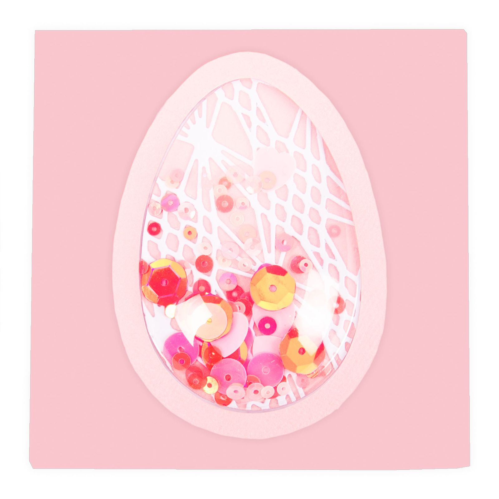 Sizzix • Realizzare Essential Shaker Cupole Uovo/Palloncino 2" x 3" 6PK