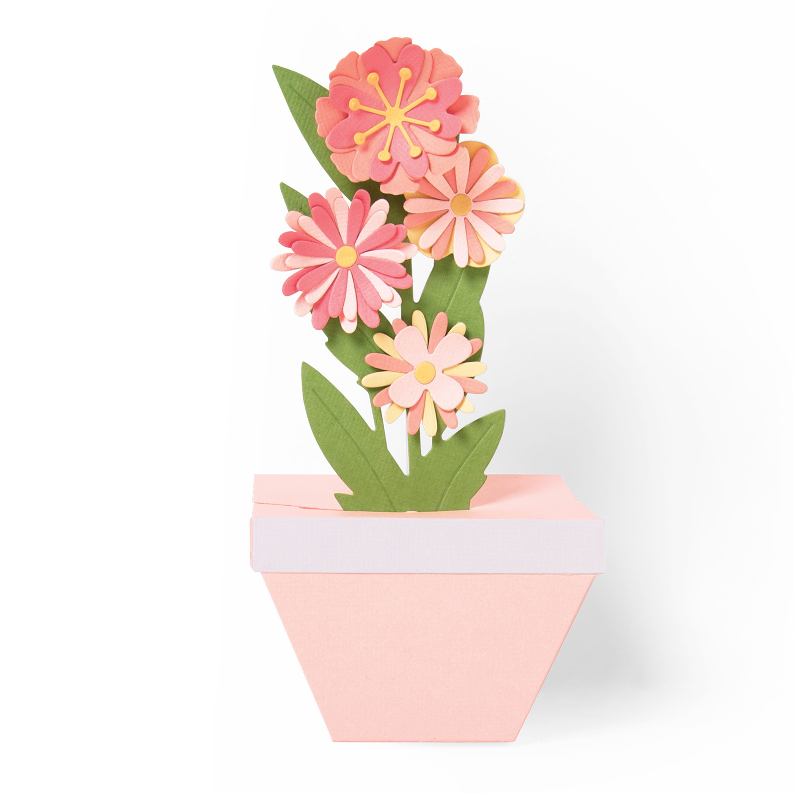 Sizzix • Thinlits snijmal pop-up plantenpot