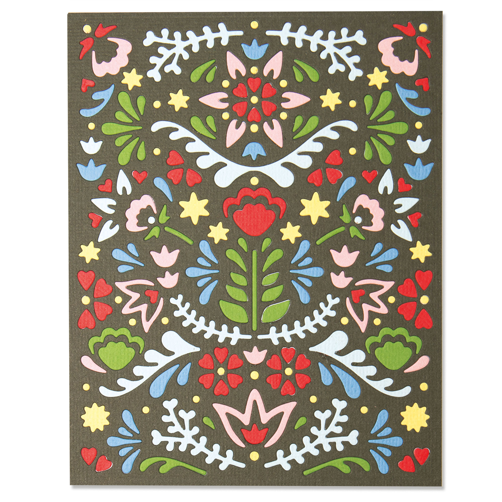 Sizzix • Thinlits Die Folk Mask by Lisa Jones