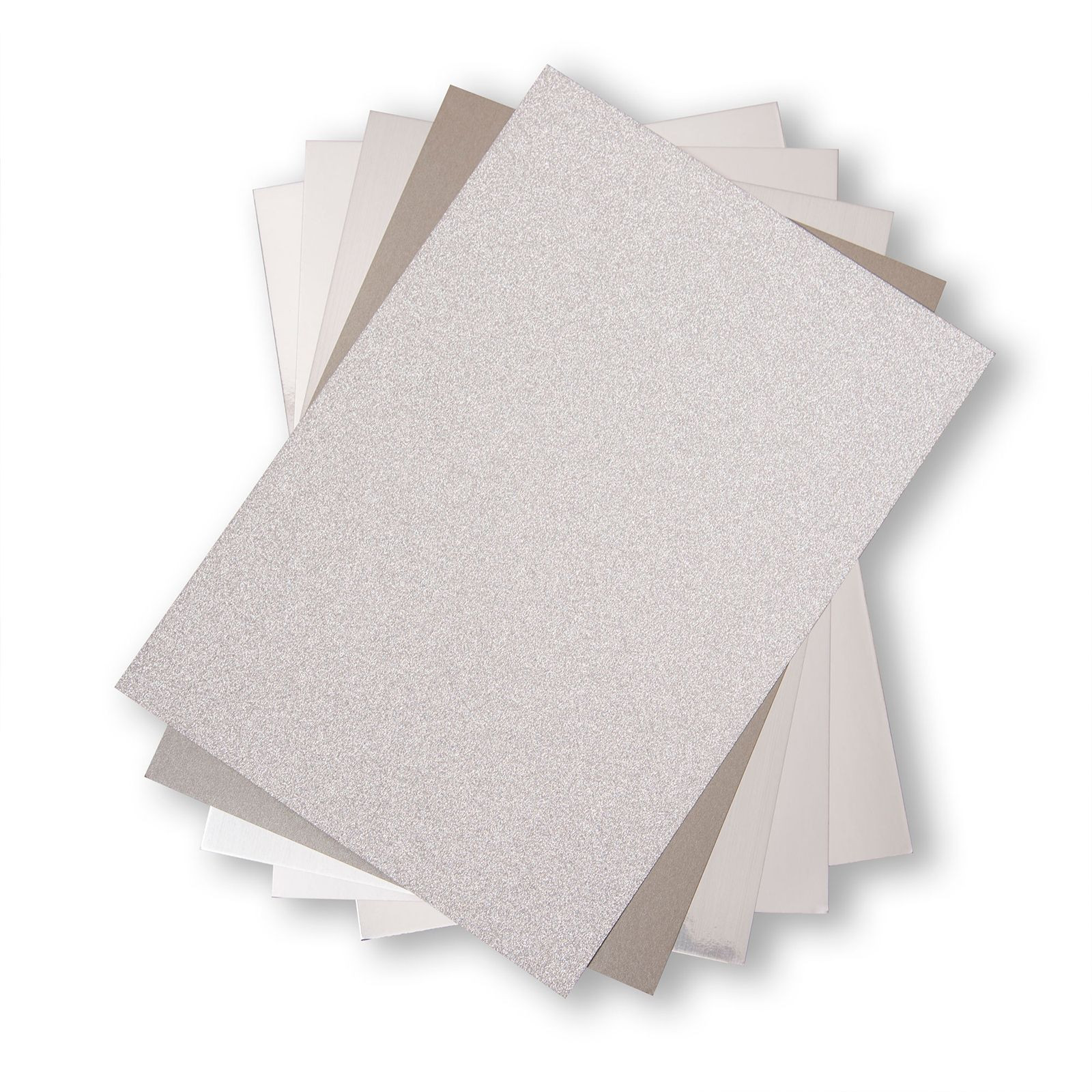 Sizzix • Surfacez Opulent Cardstock A4 Silver 50 Sheets