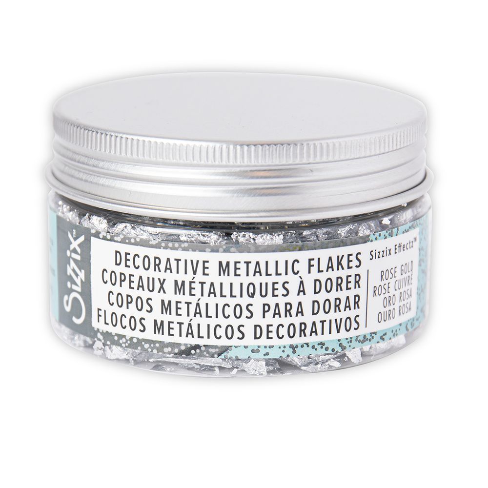 Sizzix • Effectz Decorative Metallic Flakes Silver 0.8g