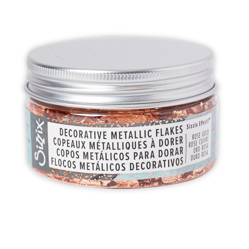 Sizzix • Effectz Decorative Metallic Flakes Rose Gold 0.8g