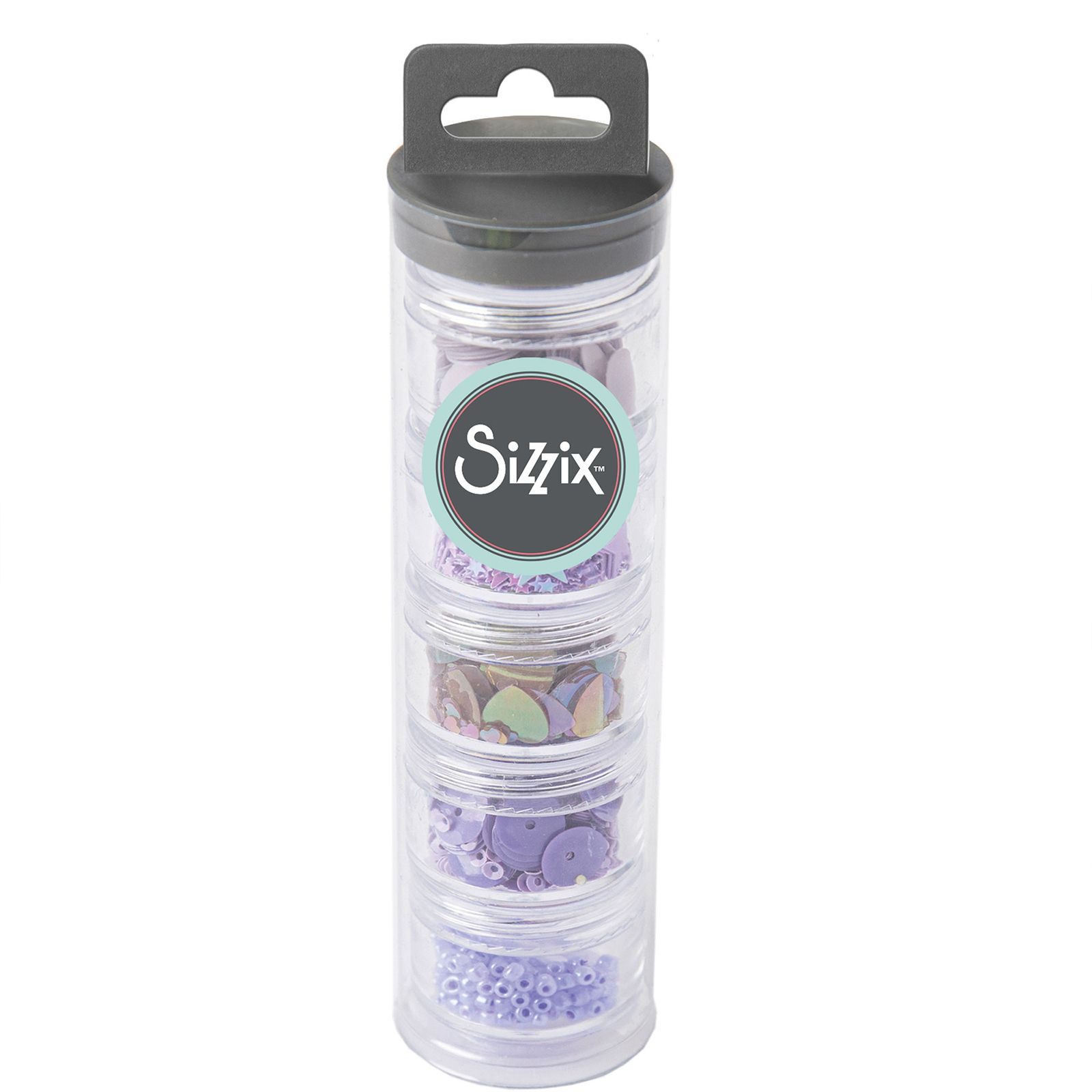 Sizzix • Making Essential Sequins & Beads Lavender Dust 5PK