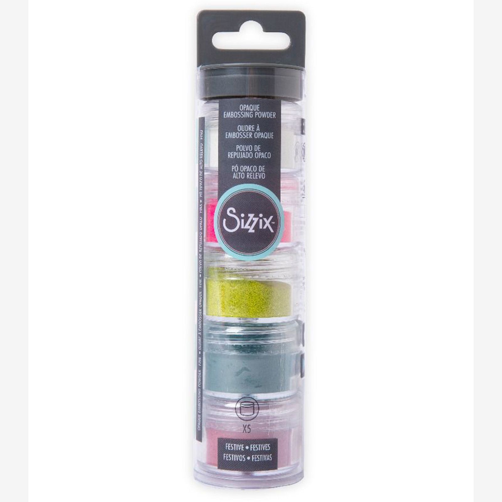 Sizzix • Making Essential Opaque Embossing Powder Festive