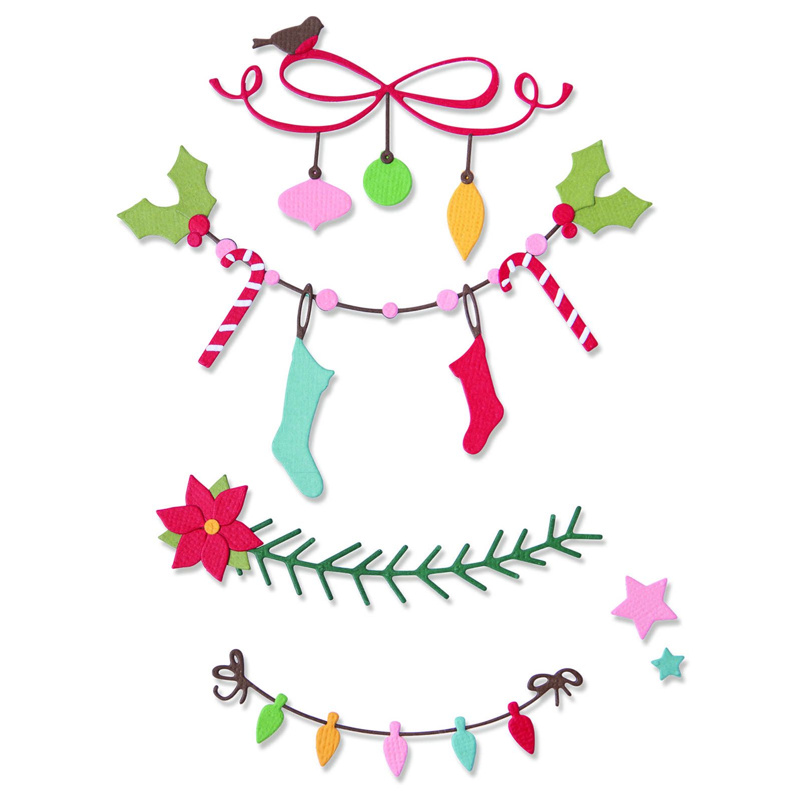 Sizzix • Thinlits die set Christmas borders