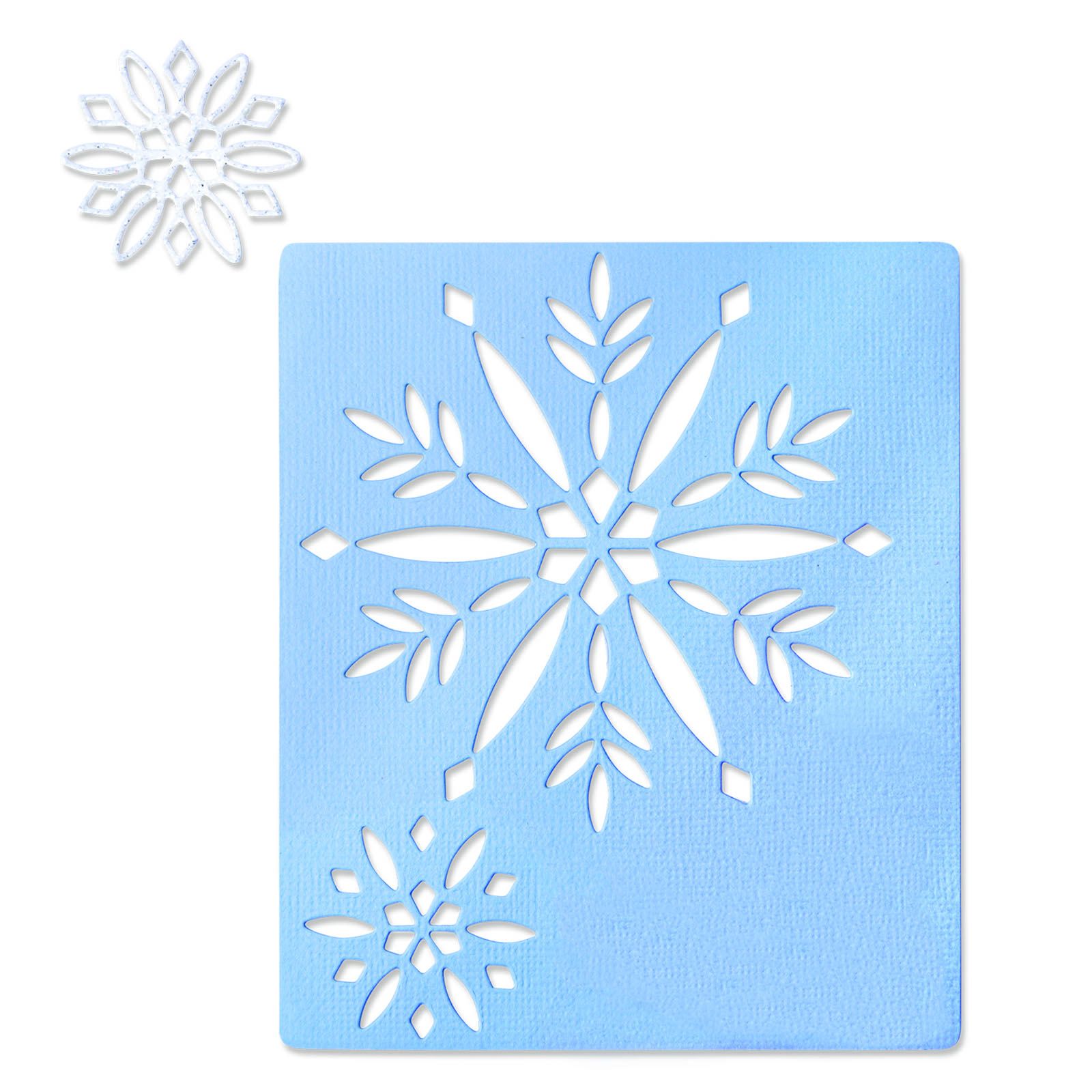 Sizzix • Thinlits Stanzschablonen-Set, 2er-Pack Schneeflocken zum Ausschneiden