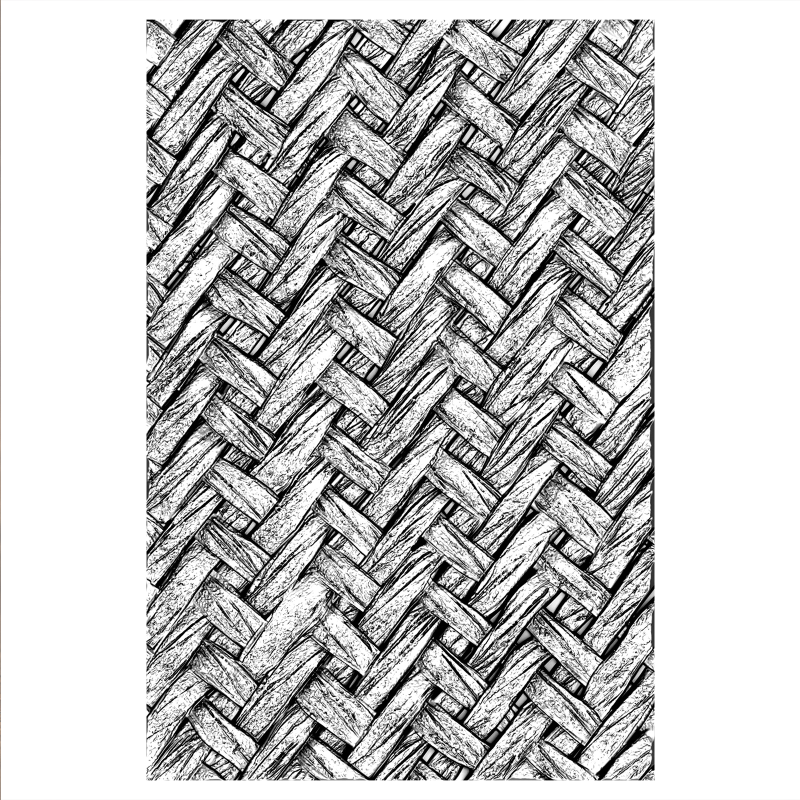 Sizzix • 3D texture fades embossing folder Intertwined