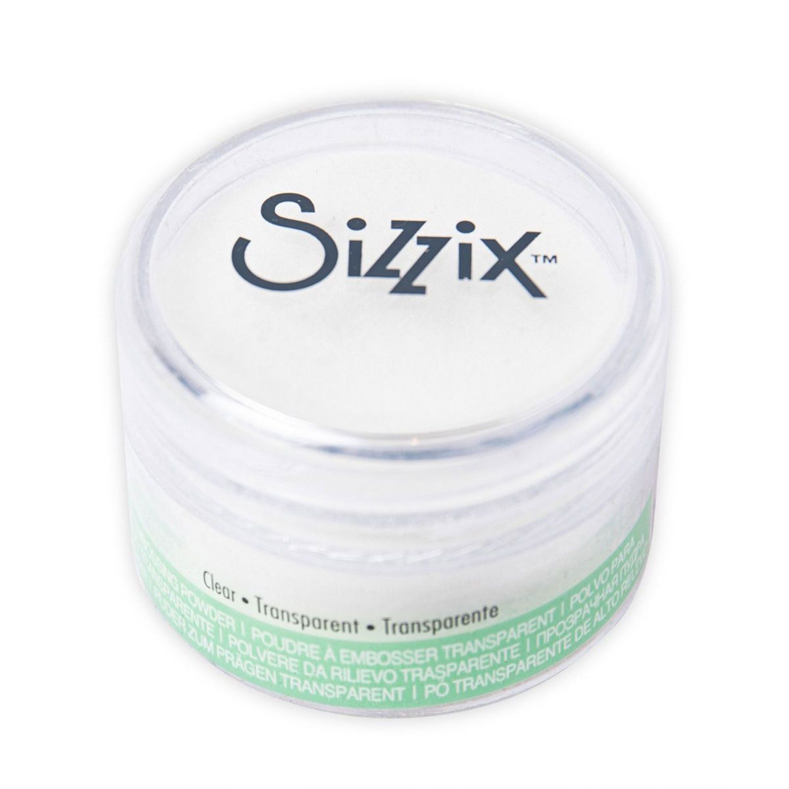 Sizzix • Making Essential Opaco Repujado en polvo - Transparente 12g