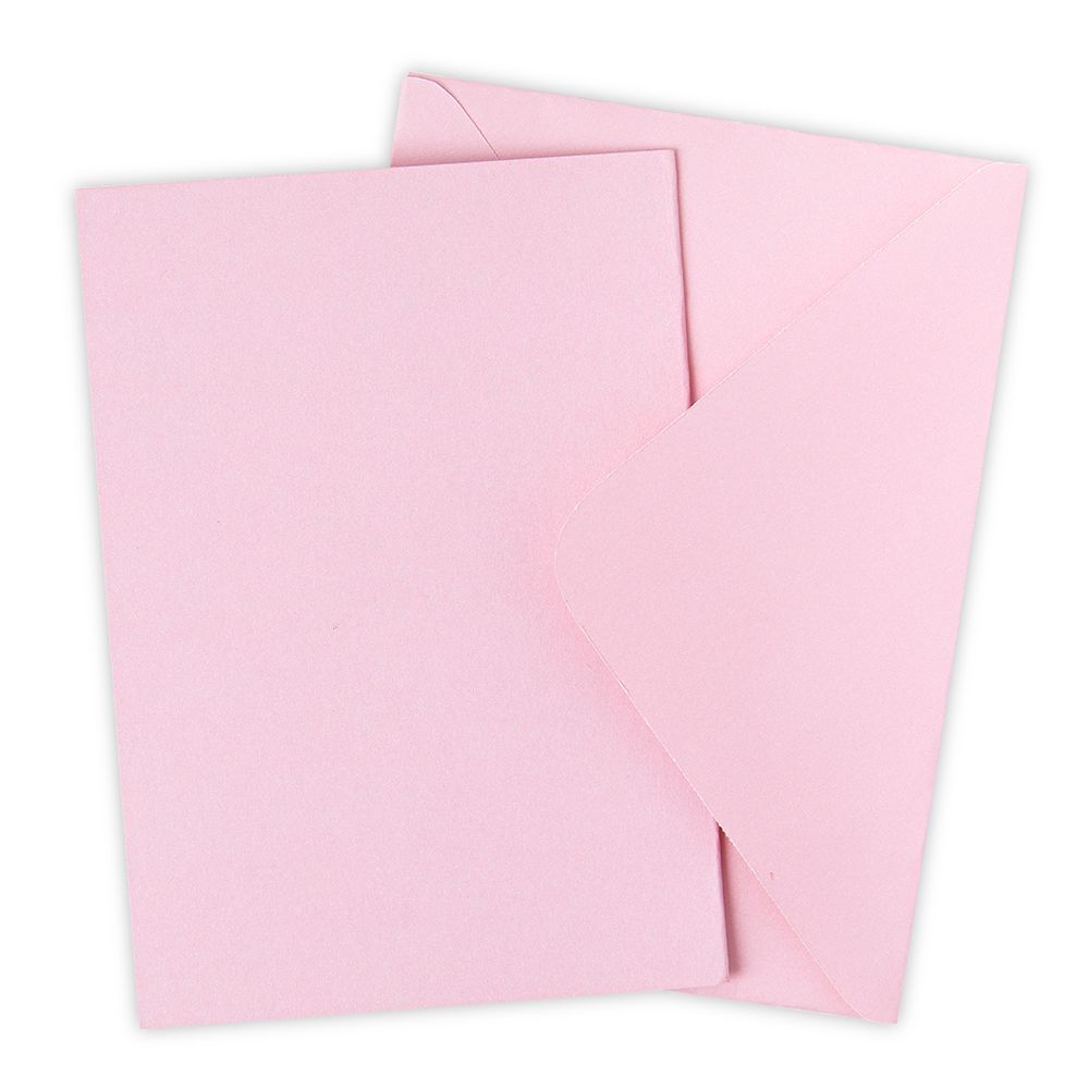 Sizzix • Lot de 10 cartes et enveloppes Surfacez A6 Ballet Slipper
