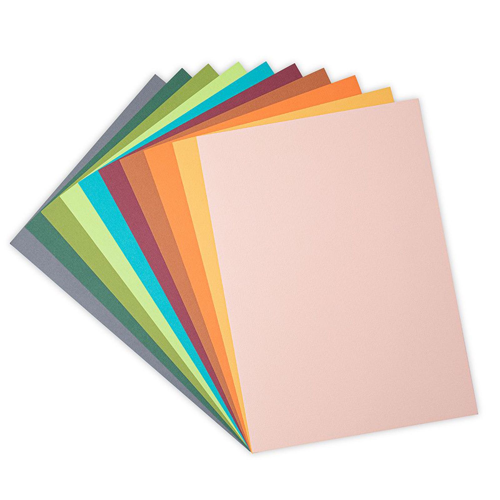 Sizzix Craft Box Component Cardstock Sheets A4 60PK (10 Eclectic Colours)