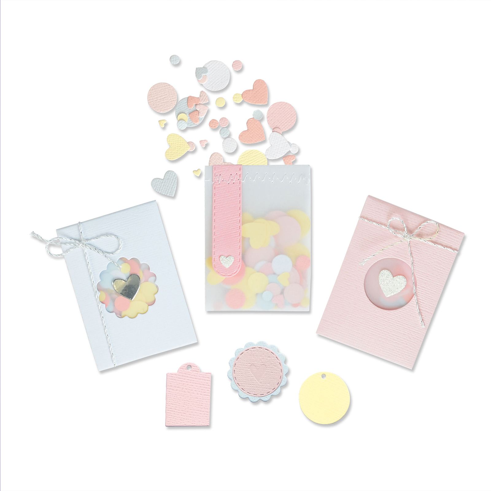 Sizzix • Thinlits Die Set 8PK Confetti Pocket par Lisa Jones