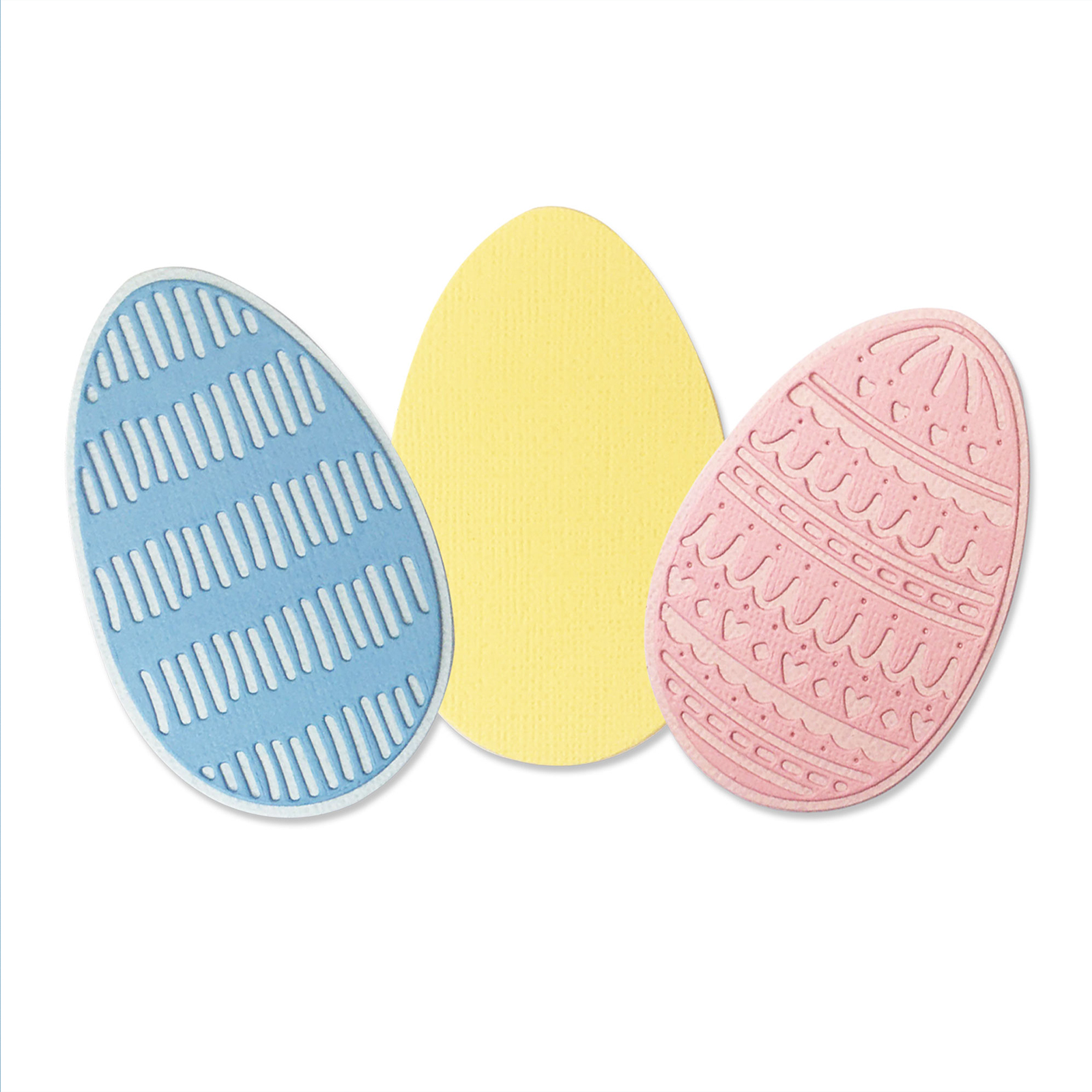 Sizzix • Juego de troqueles Thinlits de 3 huevos decorativos de Jennifer Ogborn