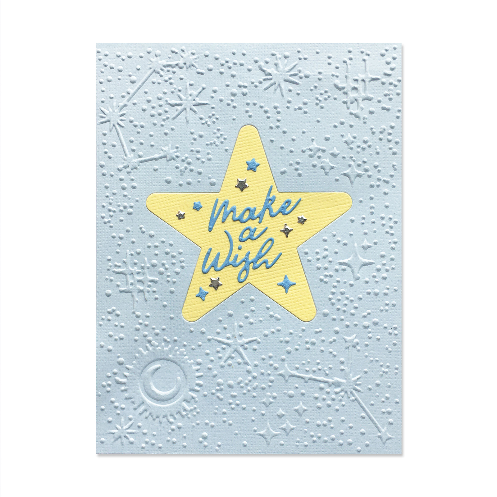 Sizzix • Cartella per goffratura Impresslits Celestial di Jen Long
