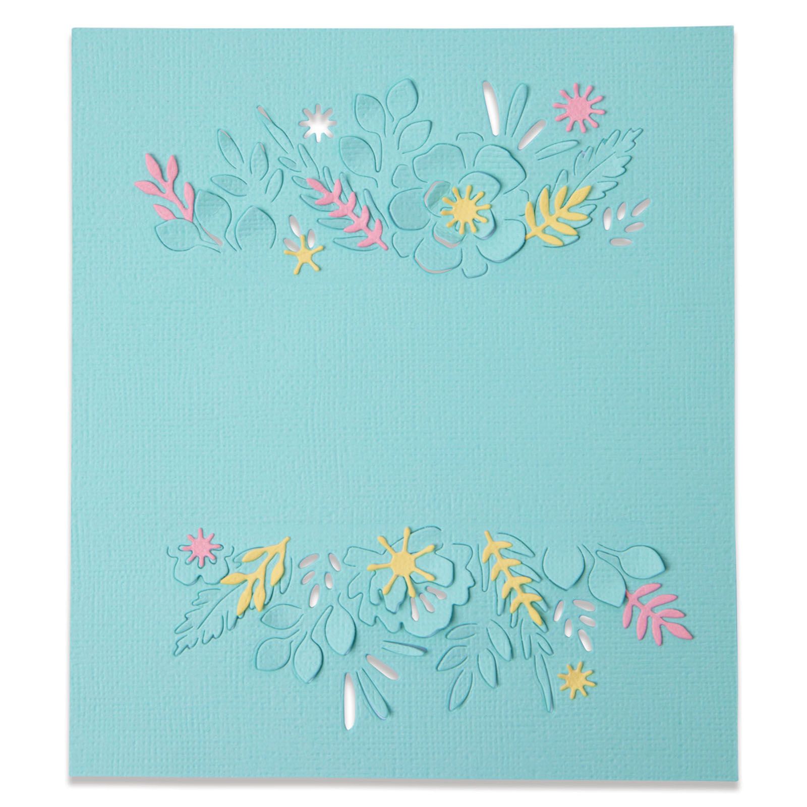 Sizzix • Thinlits Die Set 4PK Floral Borders par Olivia Rose