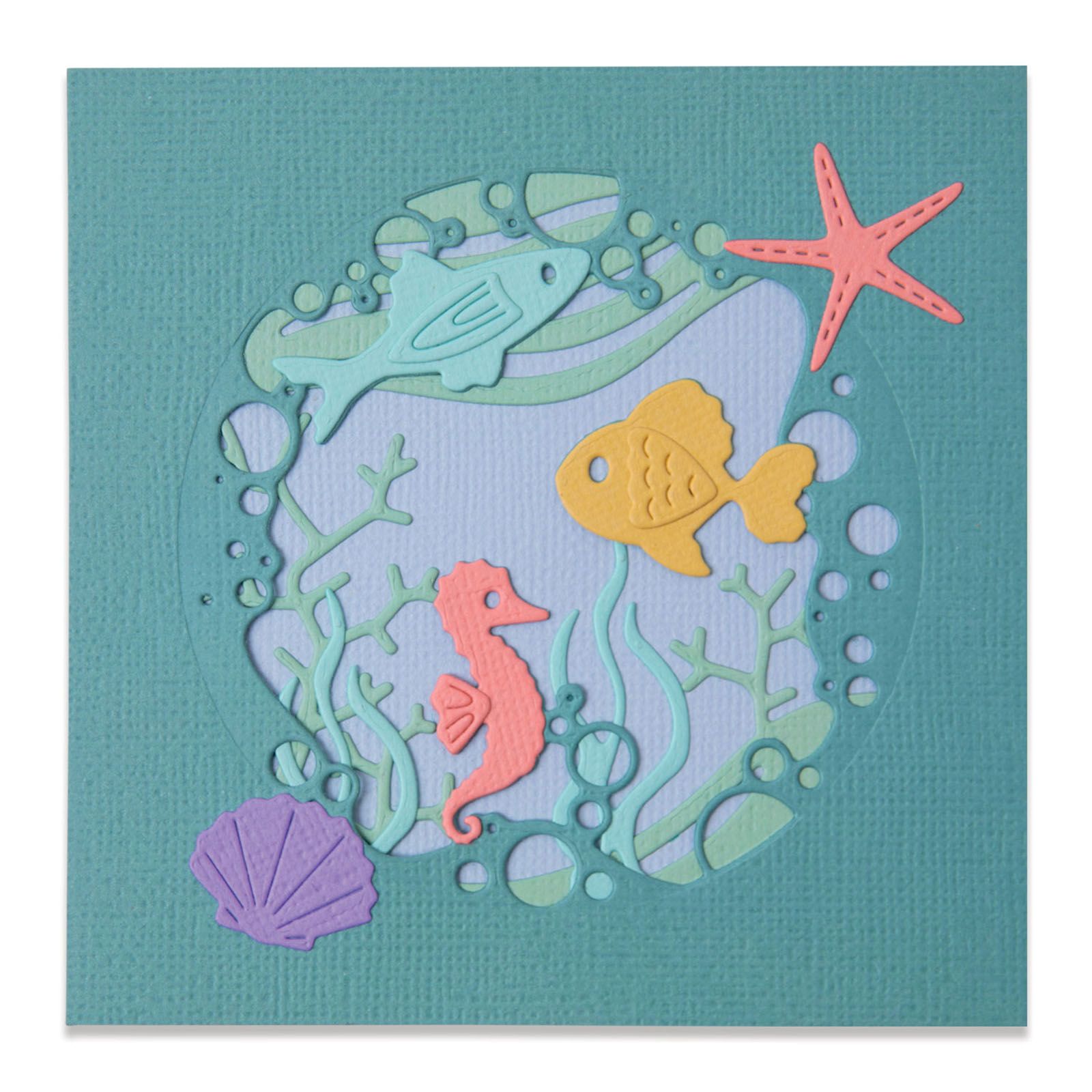 Sizzix • Thinlits Die Set 9PK Ocean Scene par Olivia Rose