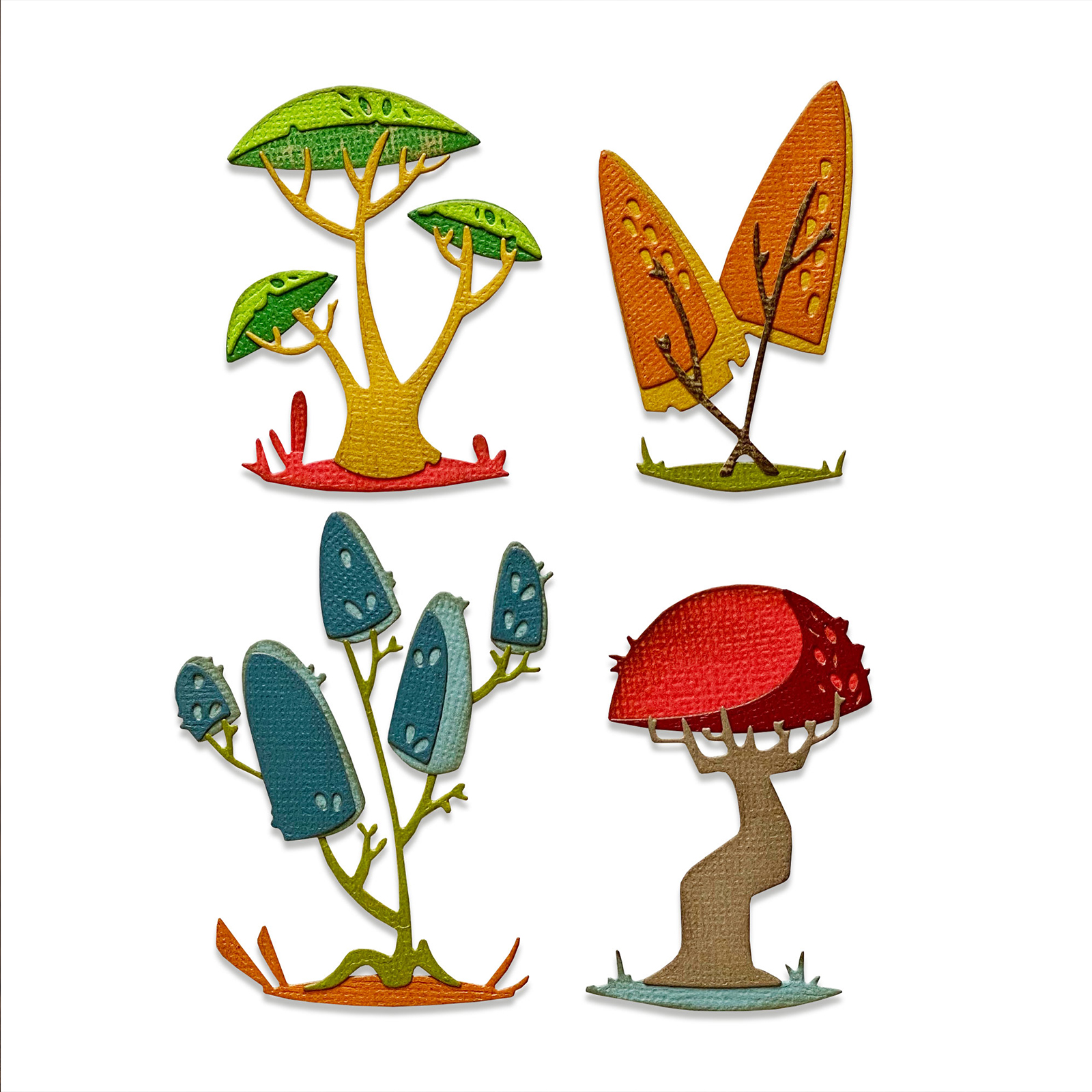 Sizzix • Tim Holtz Thinlits Die Set Funky Toadstools