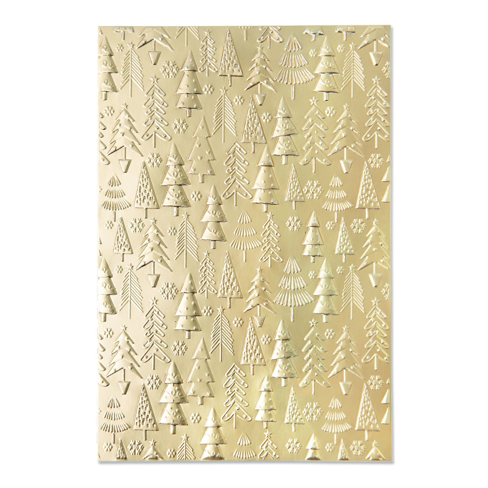 Sizzix • 3D textured impressions embossing folder Christmas tree pattern