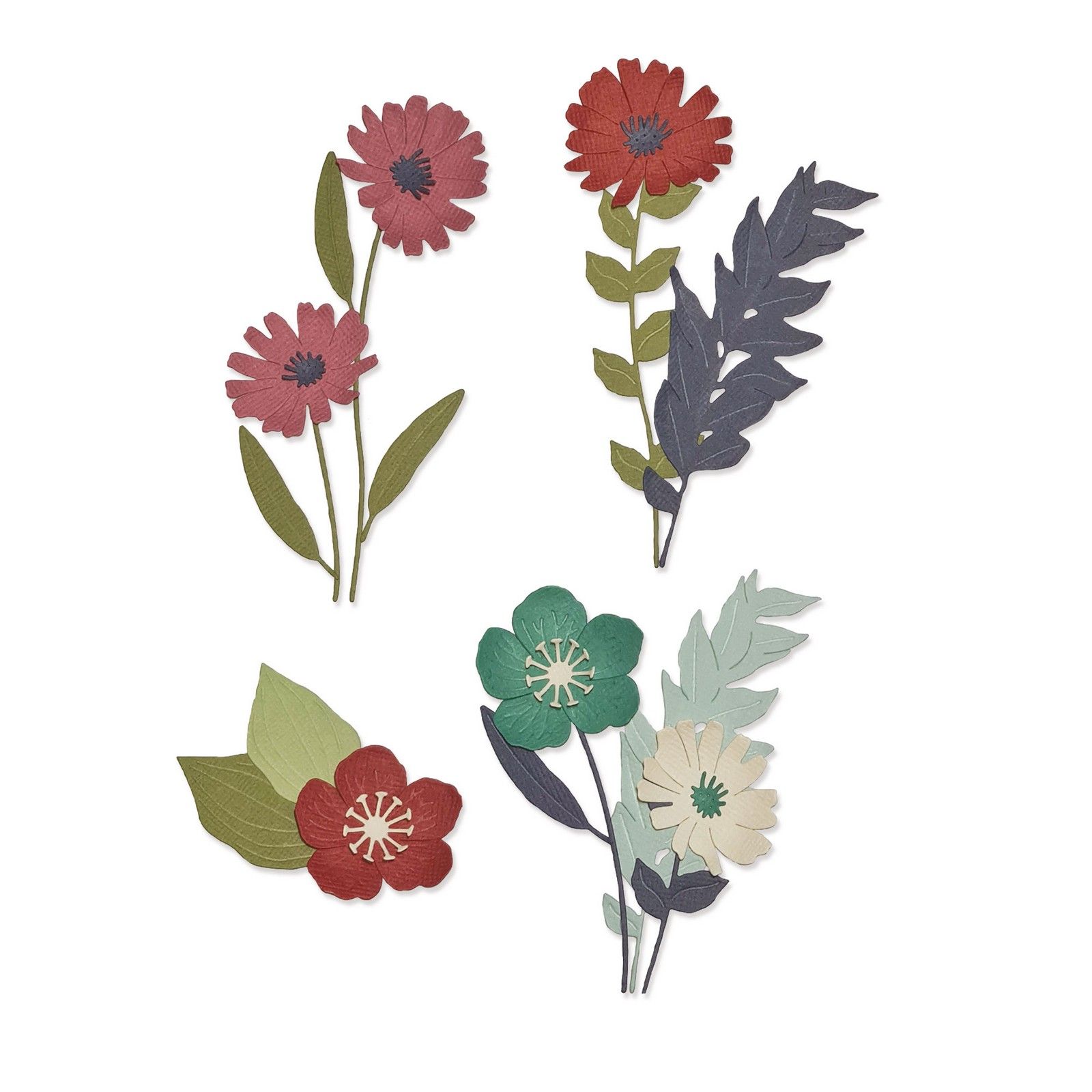 Sizzix • Thinlits Die Set Wild Blooms #1 By Lisa Jones