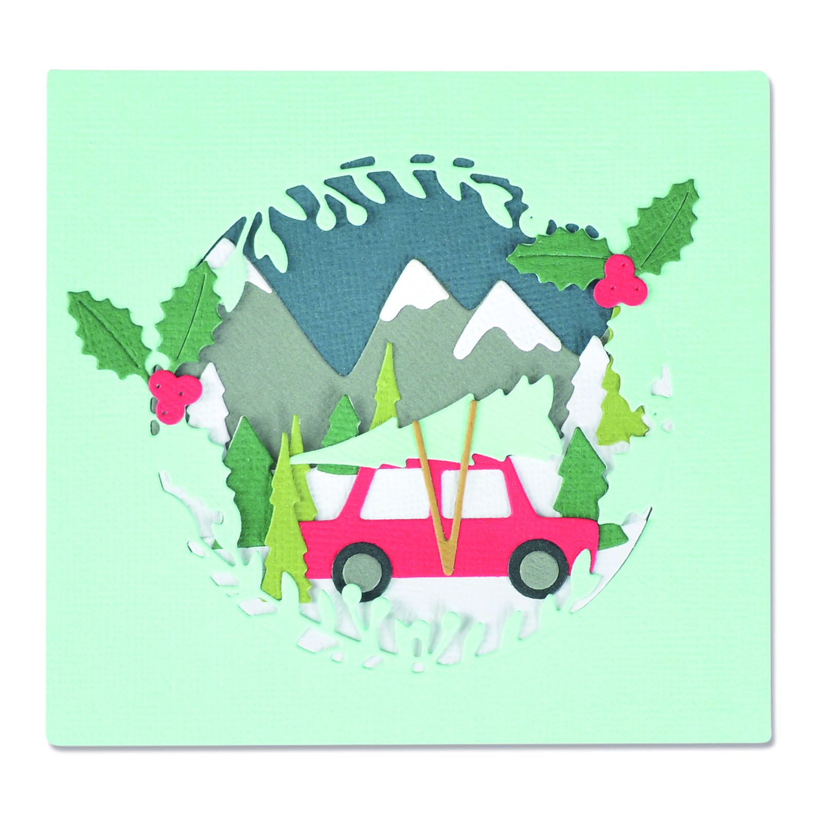 Sizzix • Thinlits Stanzschablonen-Set 10 PK Winter Woodland von Olivia Rose