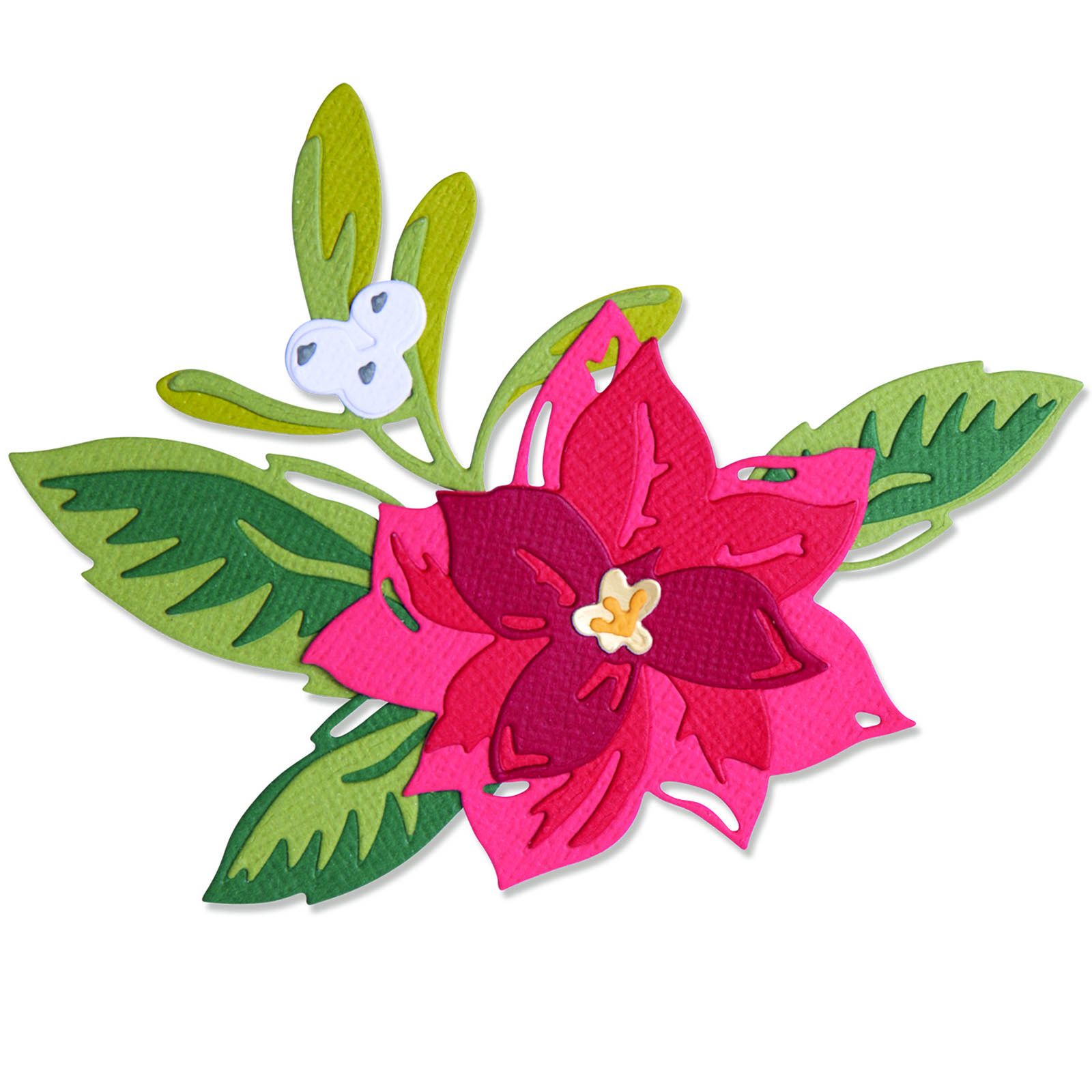 Sizzix • Thinlits Stanzschablonen-Set, 13er-Pack Mehrlagige Weihnachtsblume von Lisa Jones