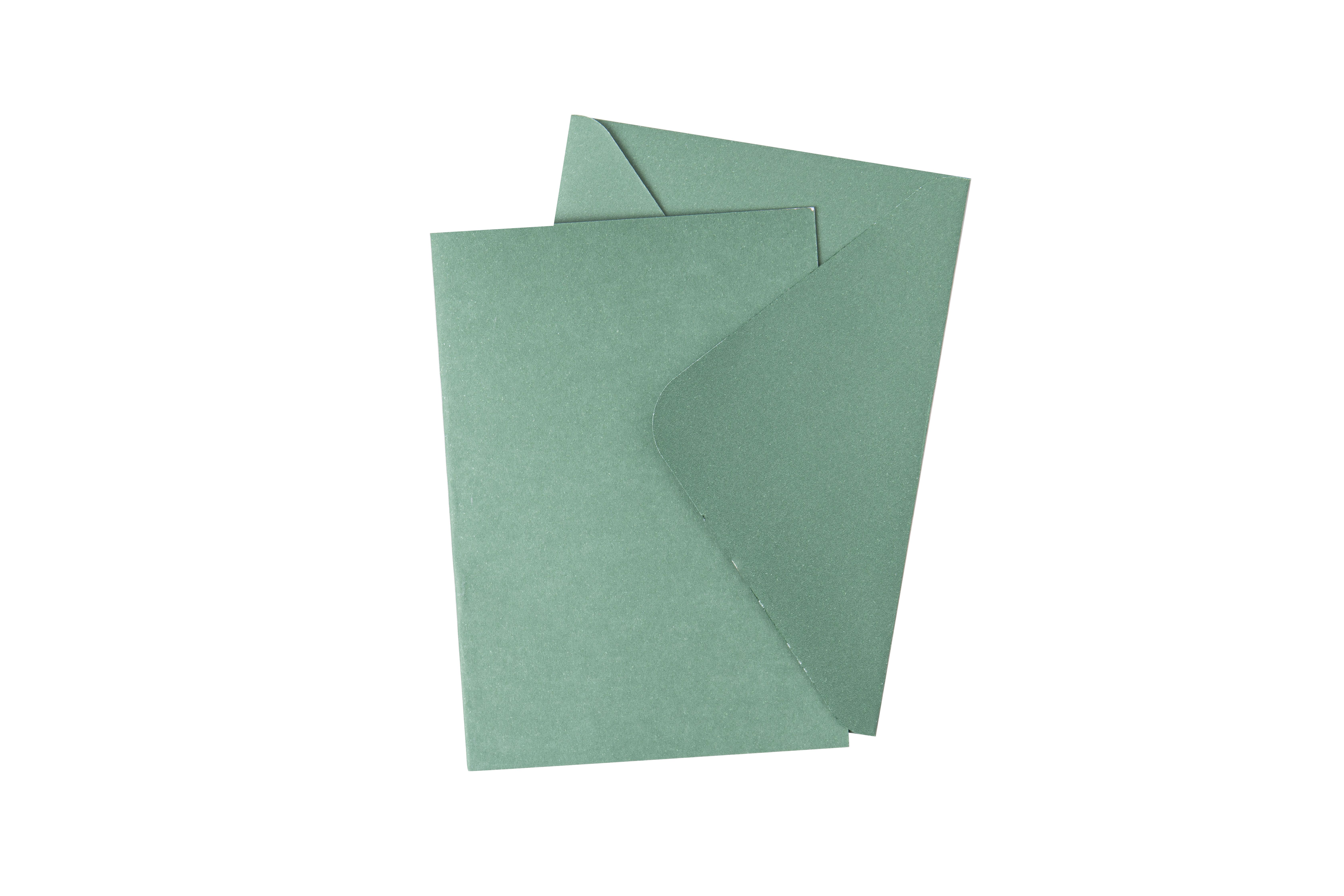 Sizzix • Paquete de tarjetas y sobres Surfacez A6 Abeto, 10 unidades
