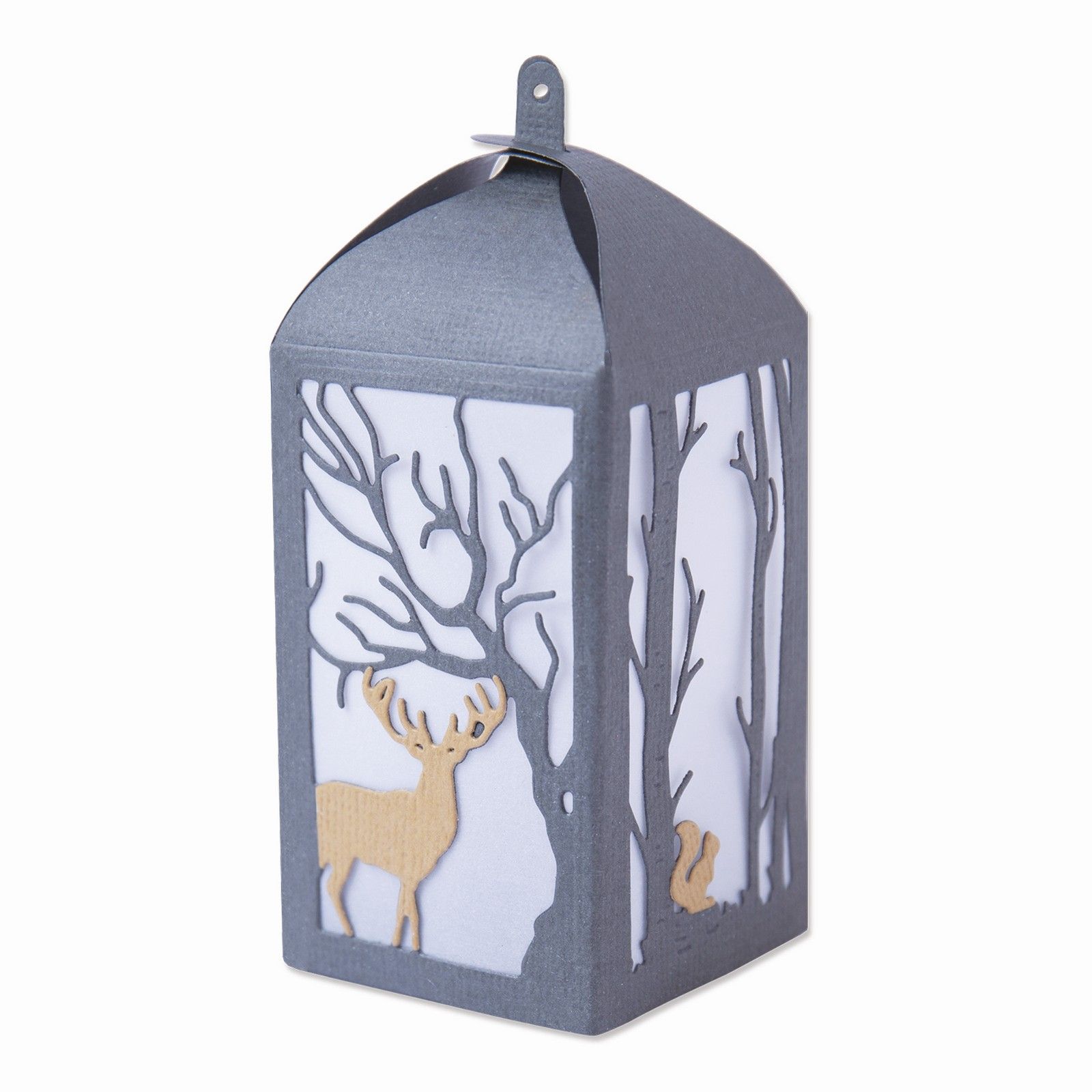 Sizzix • Juego de troqueles Thinlits 7PK Woodland Lantern de Kath Breen