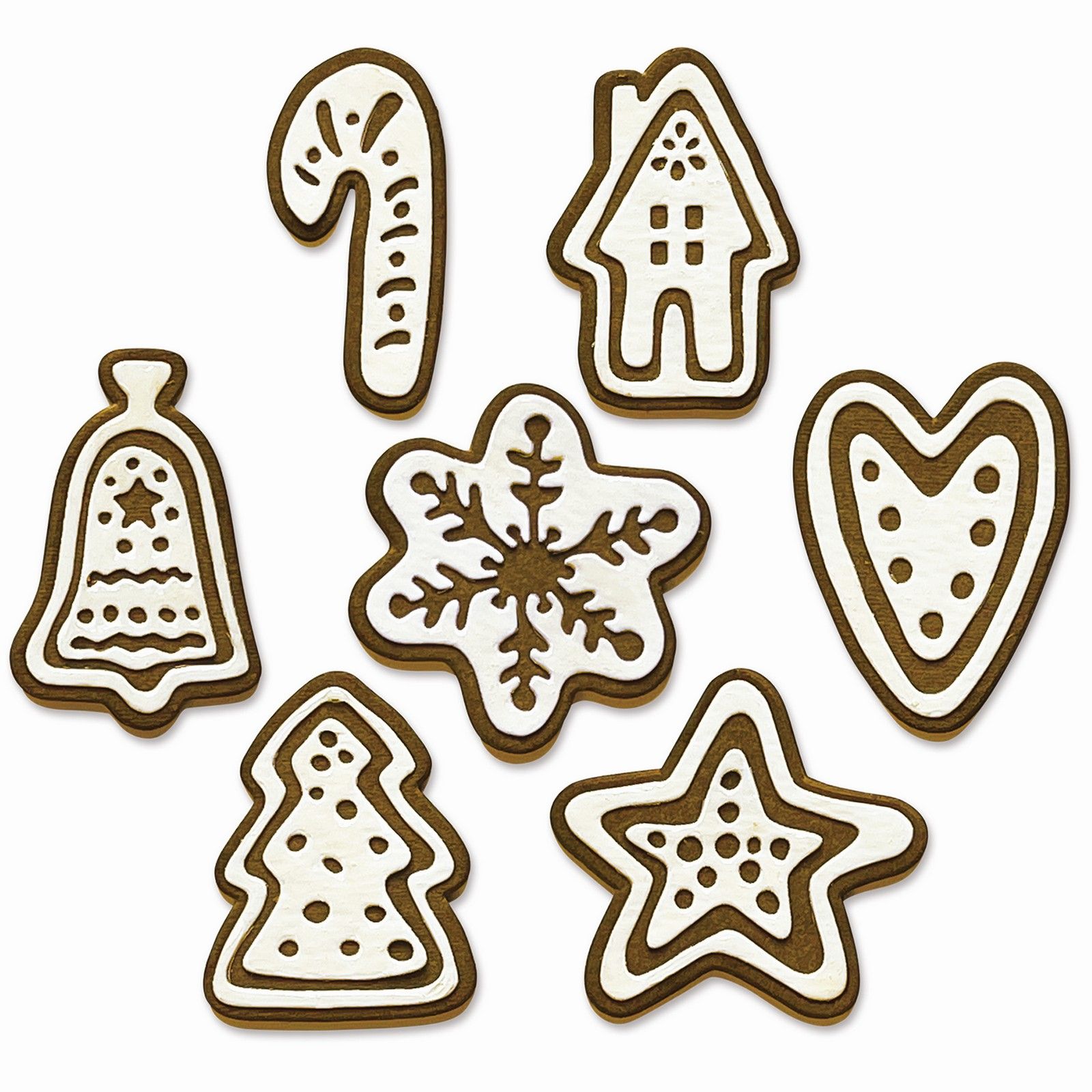 Sizzix • Tim Holtz Thinlits Stanzschablonen Weihnachtskekse 14pcs