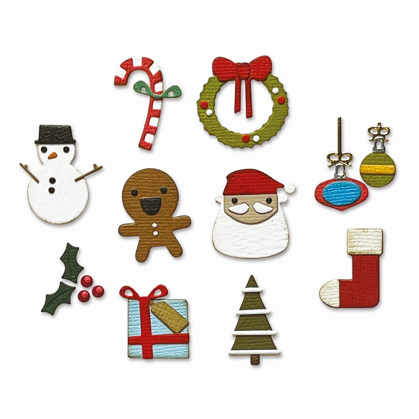 Sizzix • Tim Holtz Thinlits Die Set Christmas Minis 11pcs