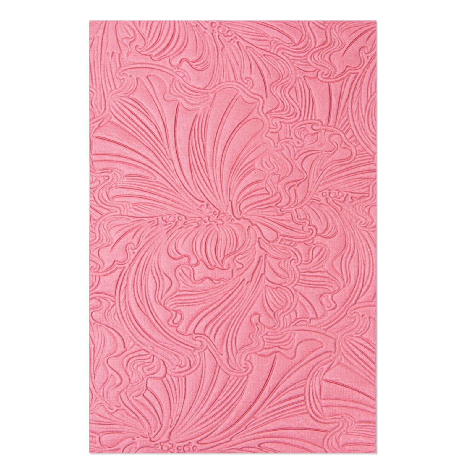 Sizzix • Impressioni strutturate 3-D Cartella goffrata Fiori astratti