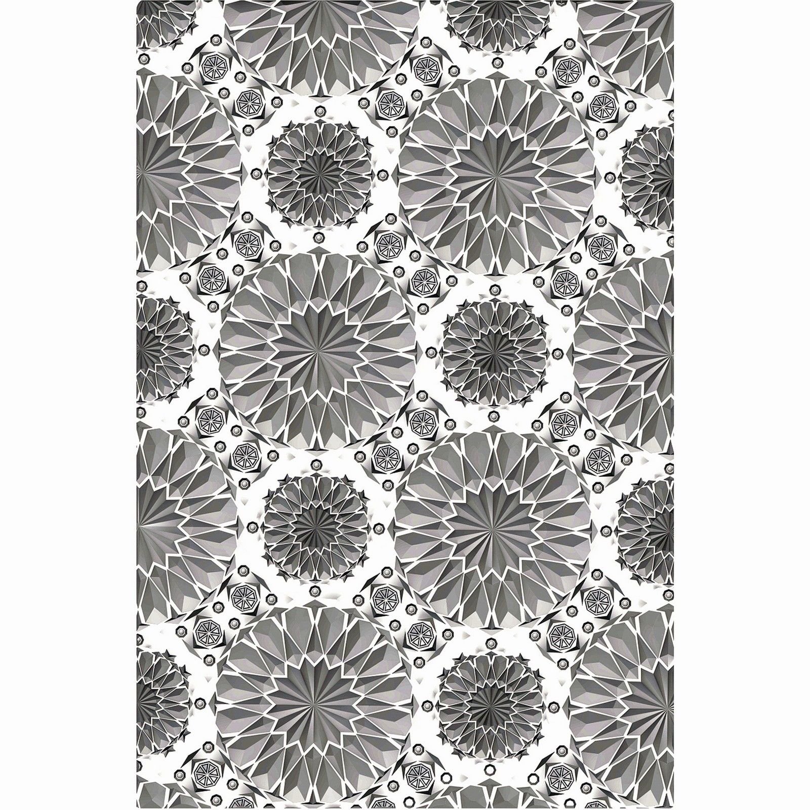 Sizzix • Tim Holtz 3-D Texture Fades Embossing Folder Mini Kaleidoscope