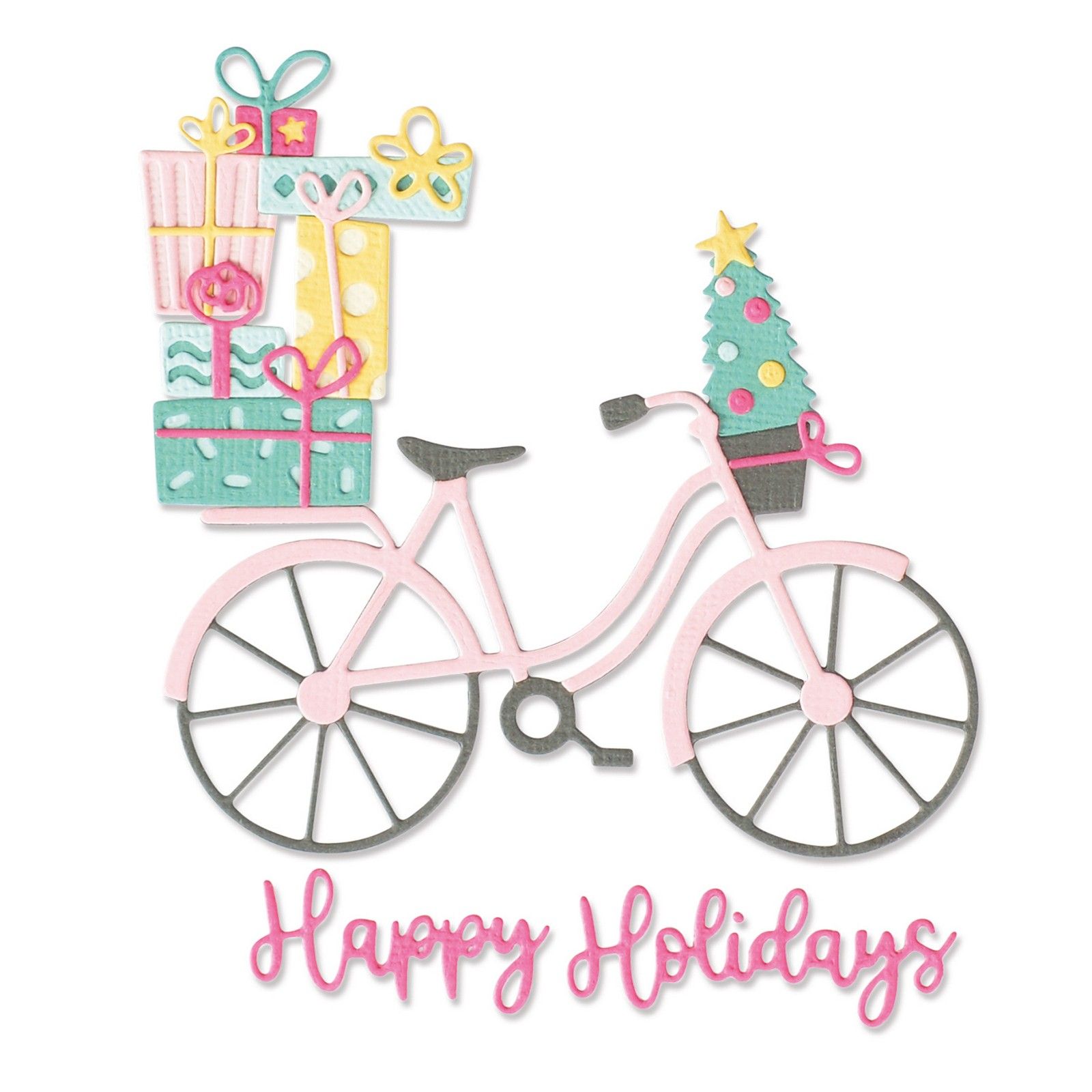 Sizzix • Thinlits Fustella da Taglio Bike with Gifts