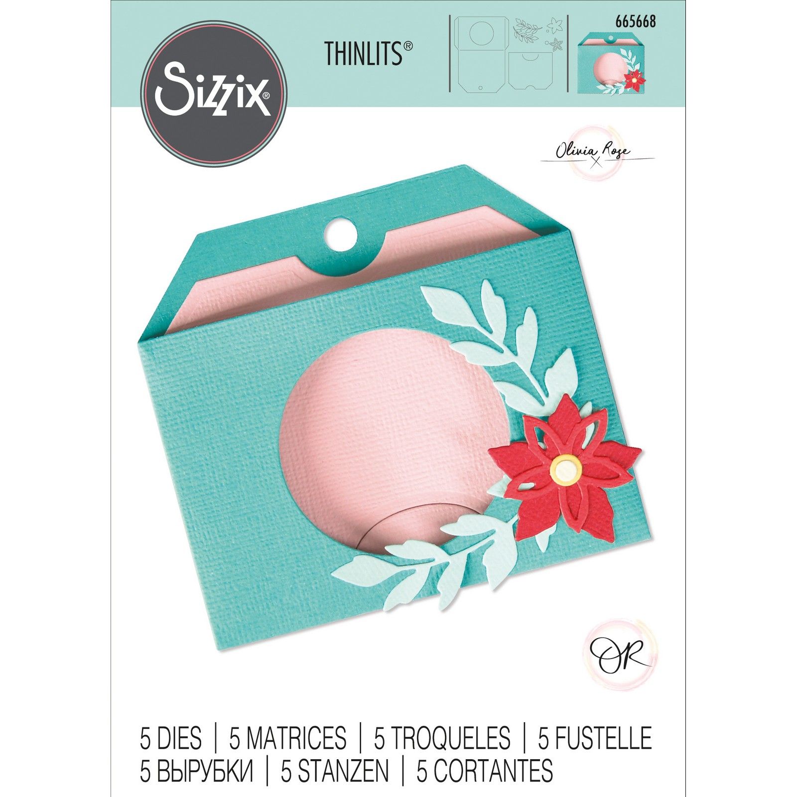 Sizzix • Thinlits Die Set Pocket Tag By Olivia Rose
