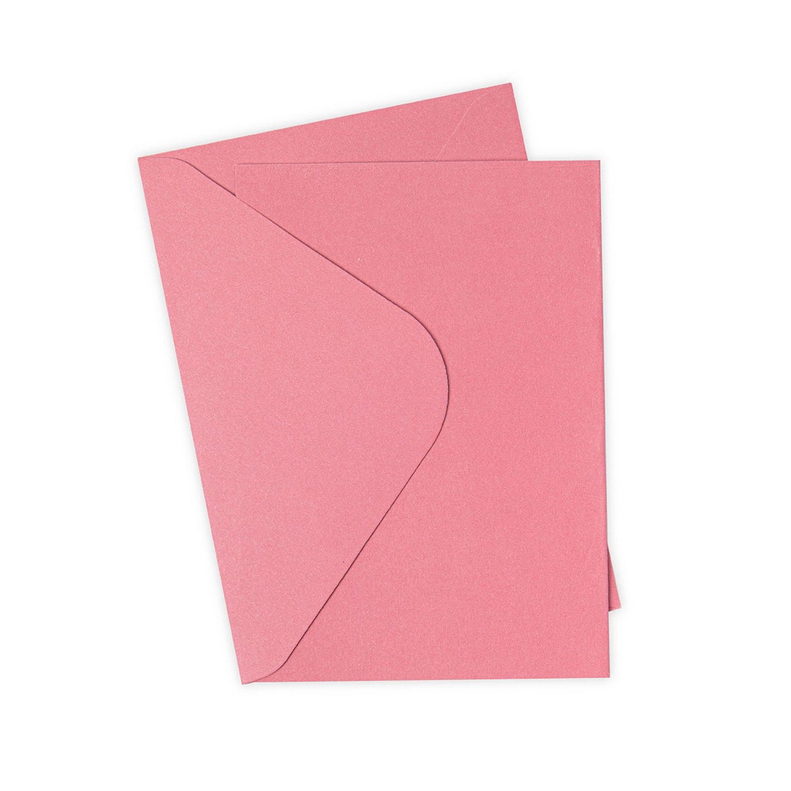 Sizzix • Lot de 10 cartes et enveloppes Surfacez Rose A6