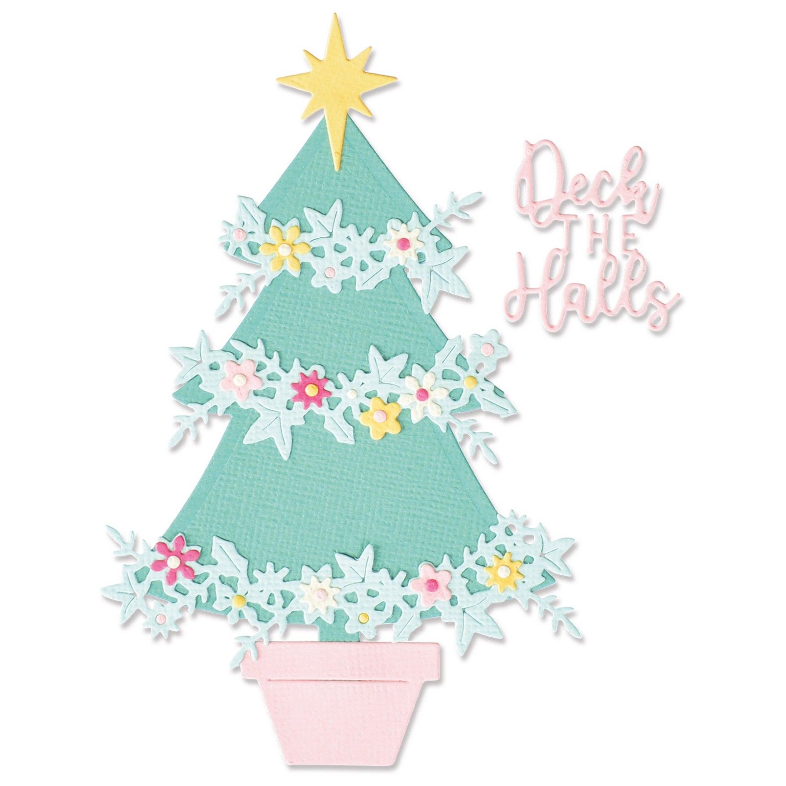 Sizzix • Thinlits Plantilla de Corte Embellished Christmas Tree
