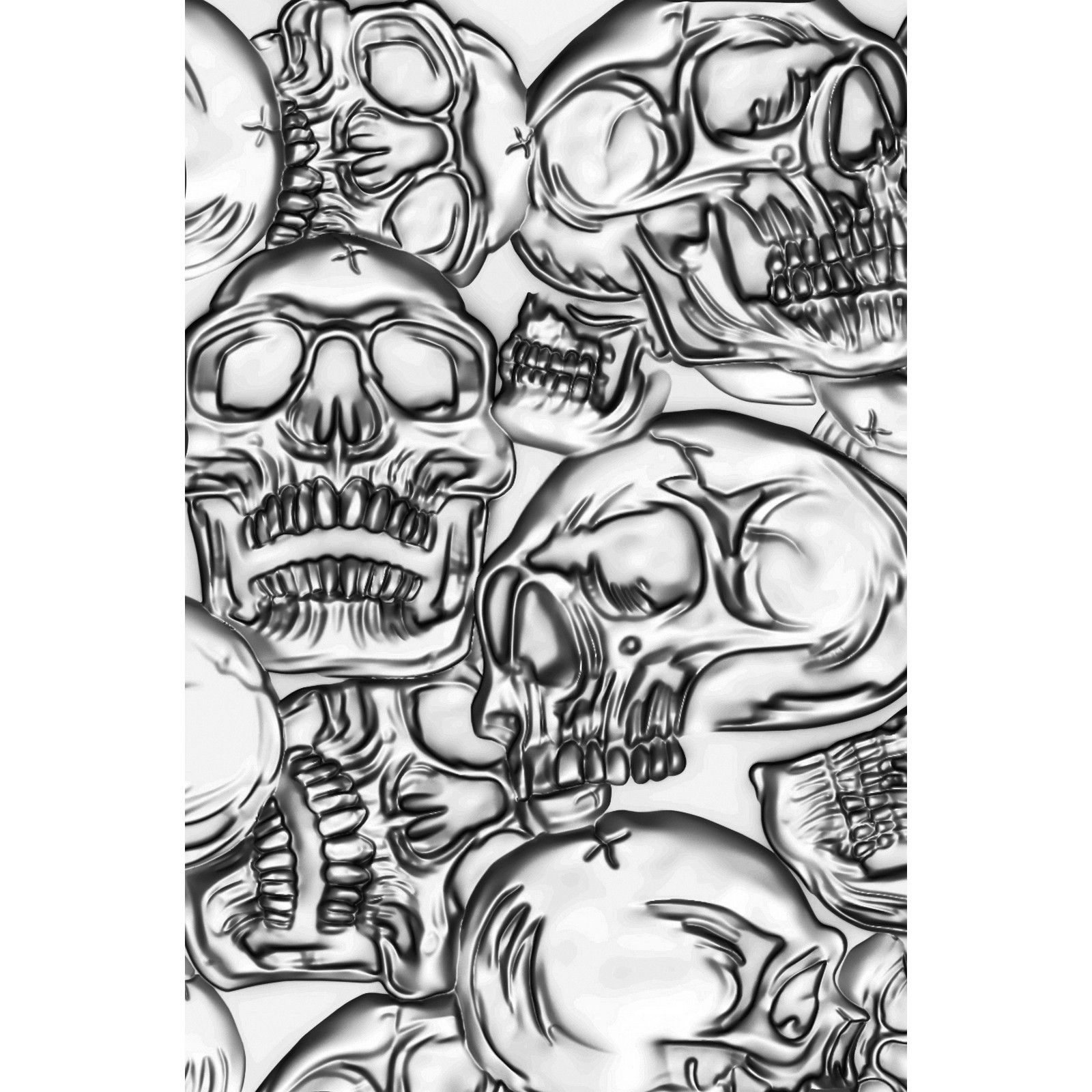 Sizzix • 3-D Texture Fades Embossing Folder Skulls