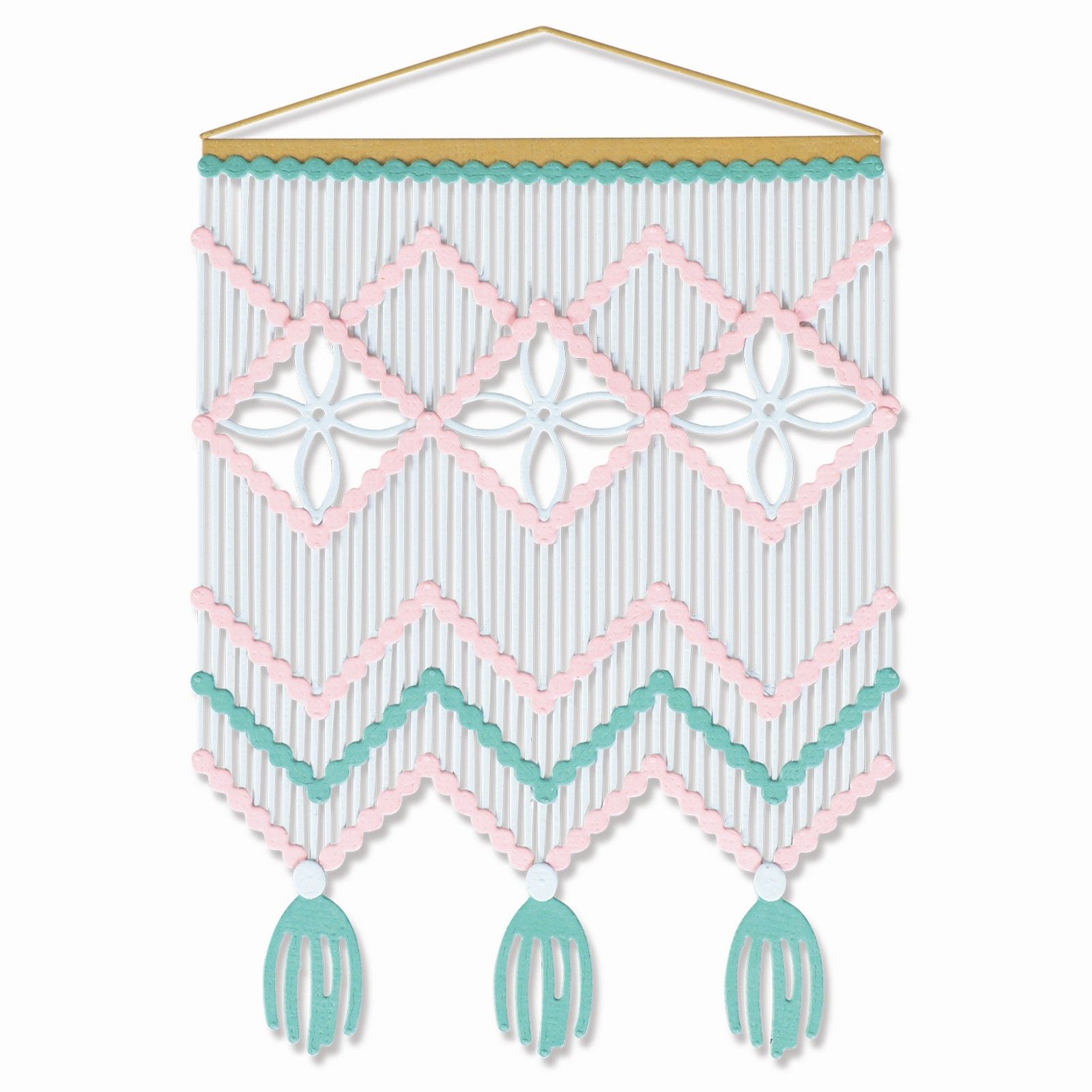 Sizzix • Thinlits Die Set 9PK Macramé Card Front by Jennifer Ogborn