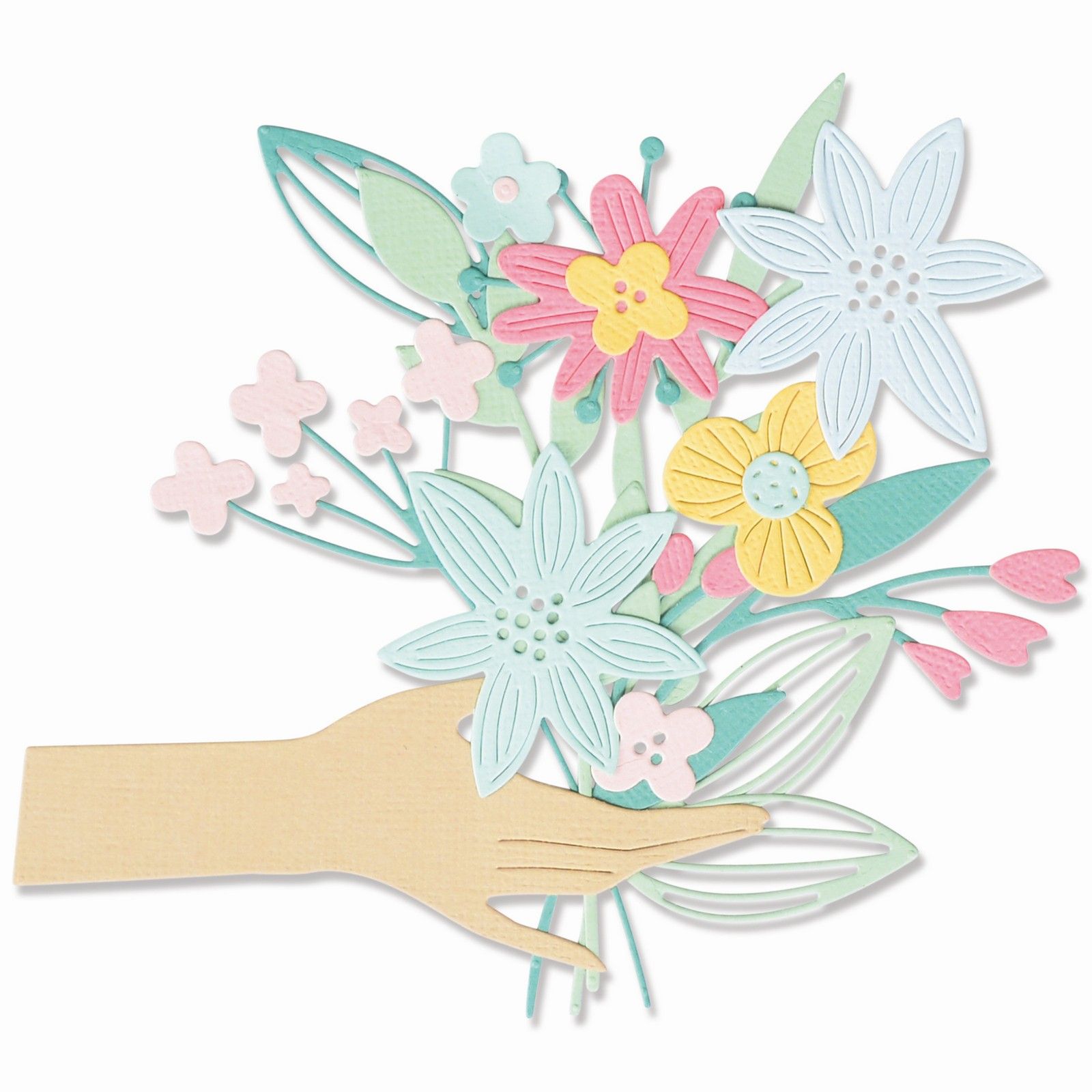 Sizzix • Set di Fustelle Thinlits 12 pezzi Pass the Bouquet di Olivia Rose