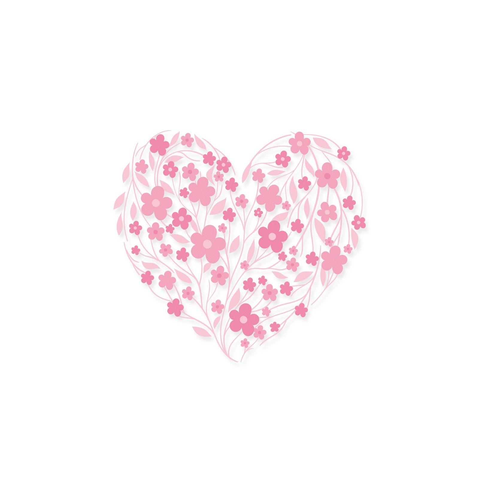 Sizzix • Layered Clear Stamp Set Blossom Heart 3pieces