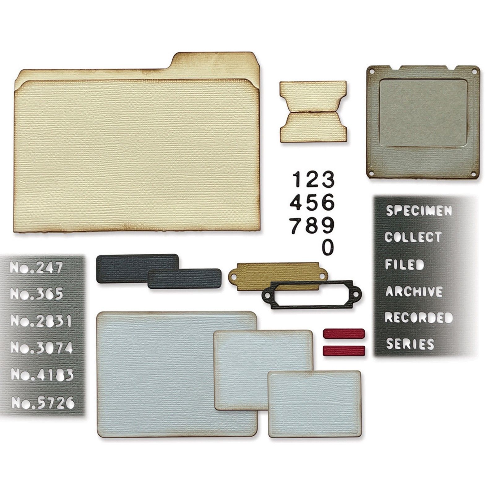 Sizzix • Tim Holtz Thinlits Die Set Specimen 54pcs