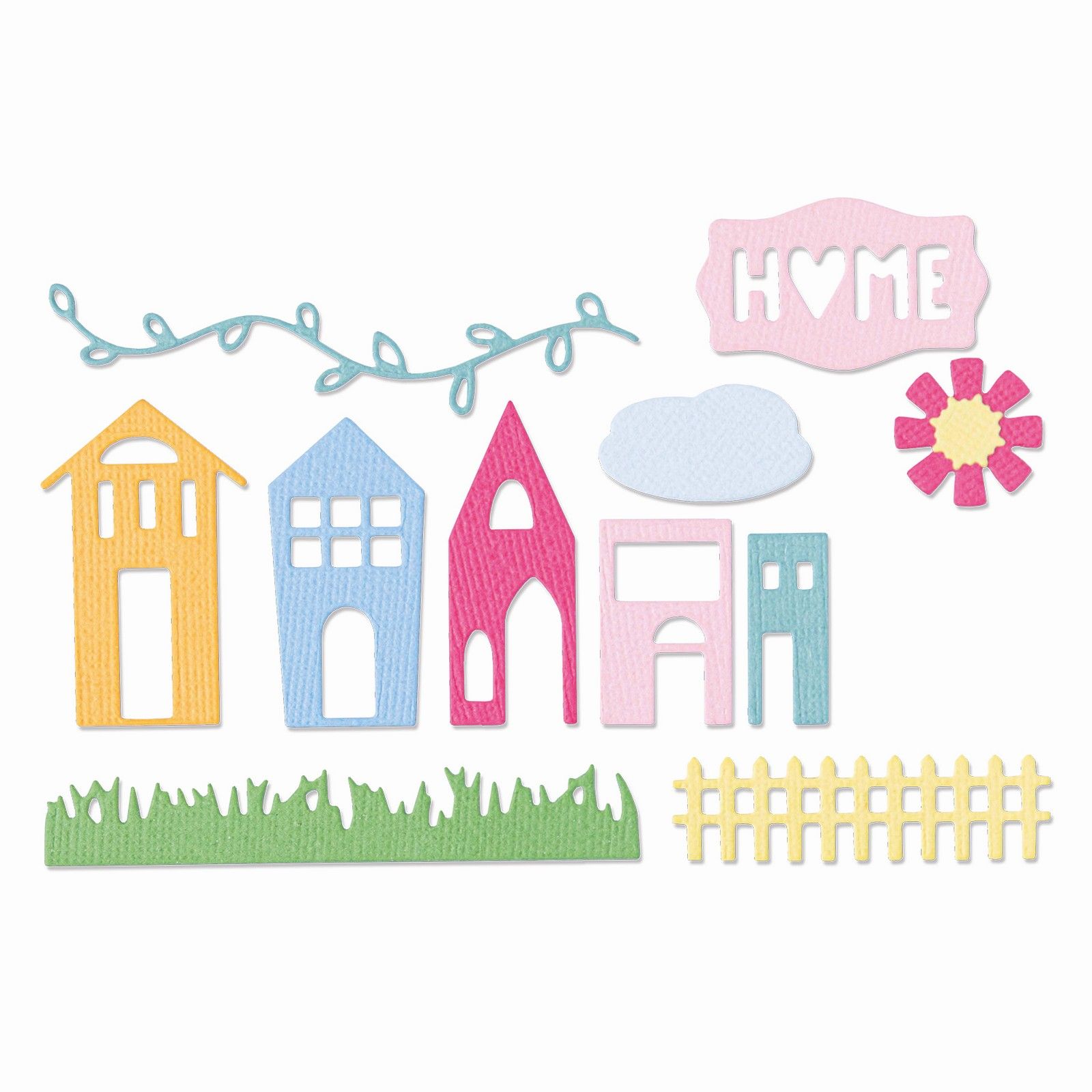 Sizzix • Thinlits Set 12 fustelle Shadowbox Elements by Eileen Hull