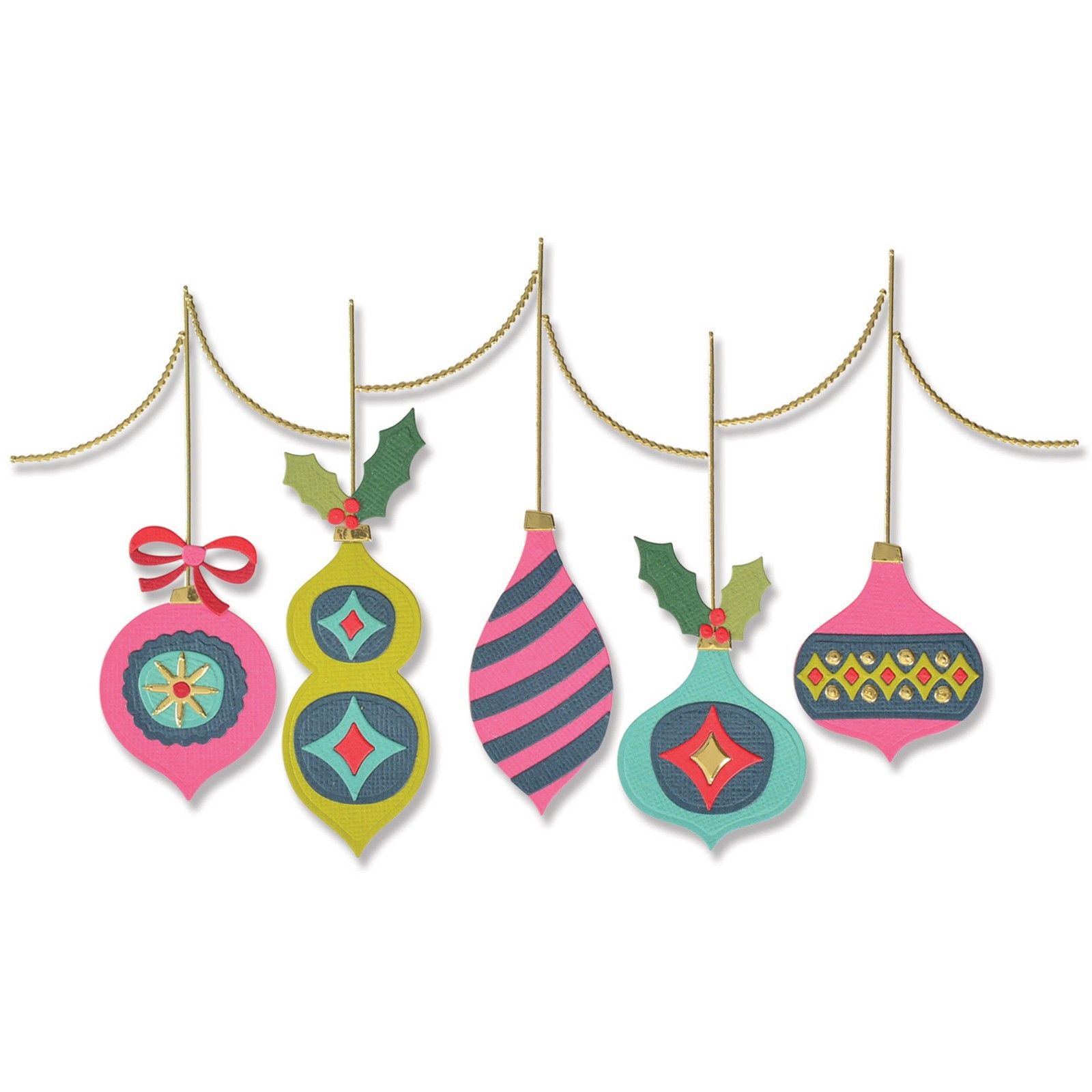 Sizzix • Thinlits Die Set Funky Baubles 