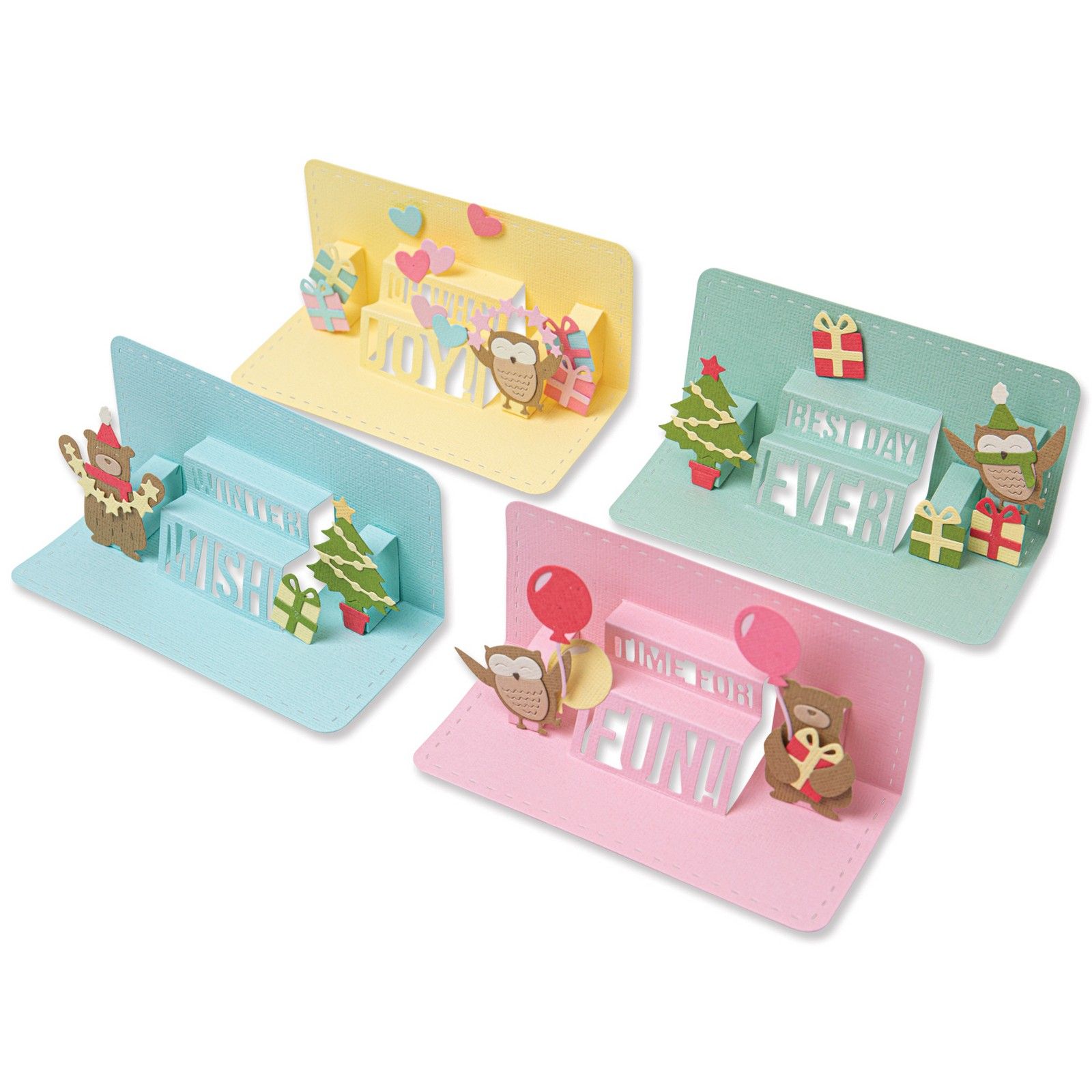 Sizzix • Thinlits Die Set Multi-Phrase Pop-Up 