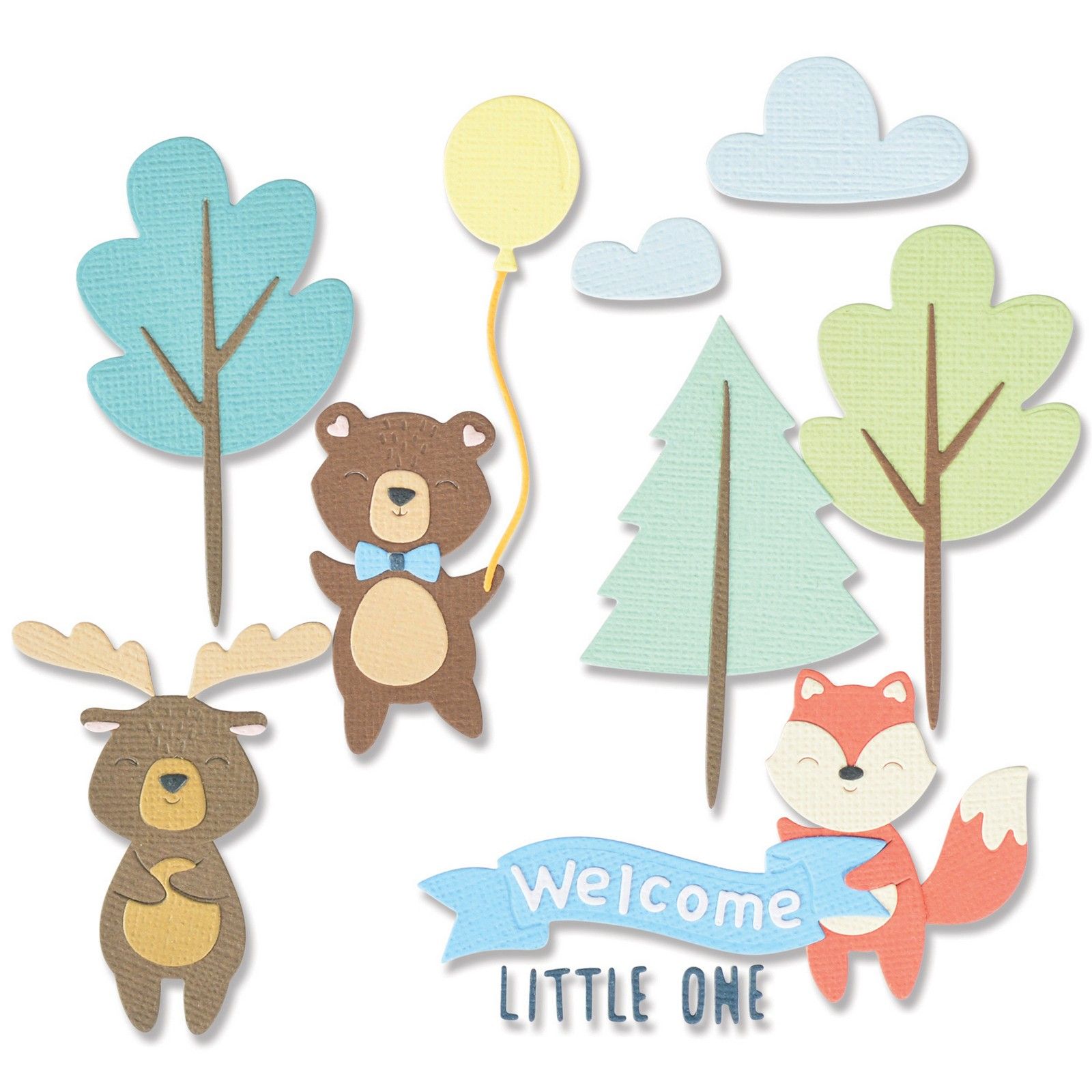 Sizzix • Thinlits Die Set Woodland Baby Set 