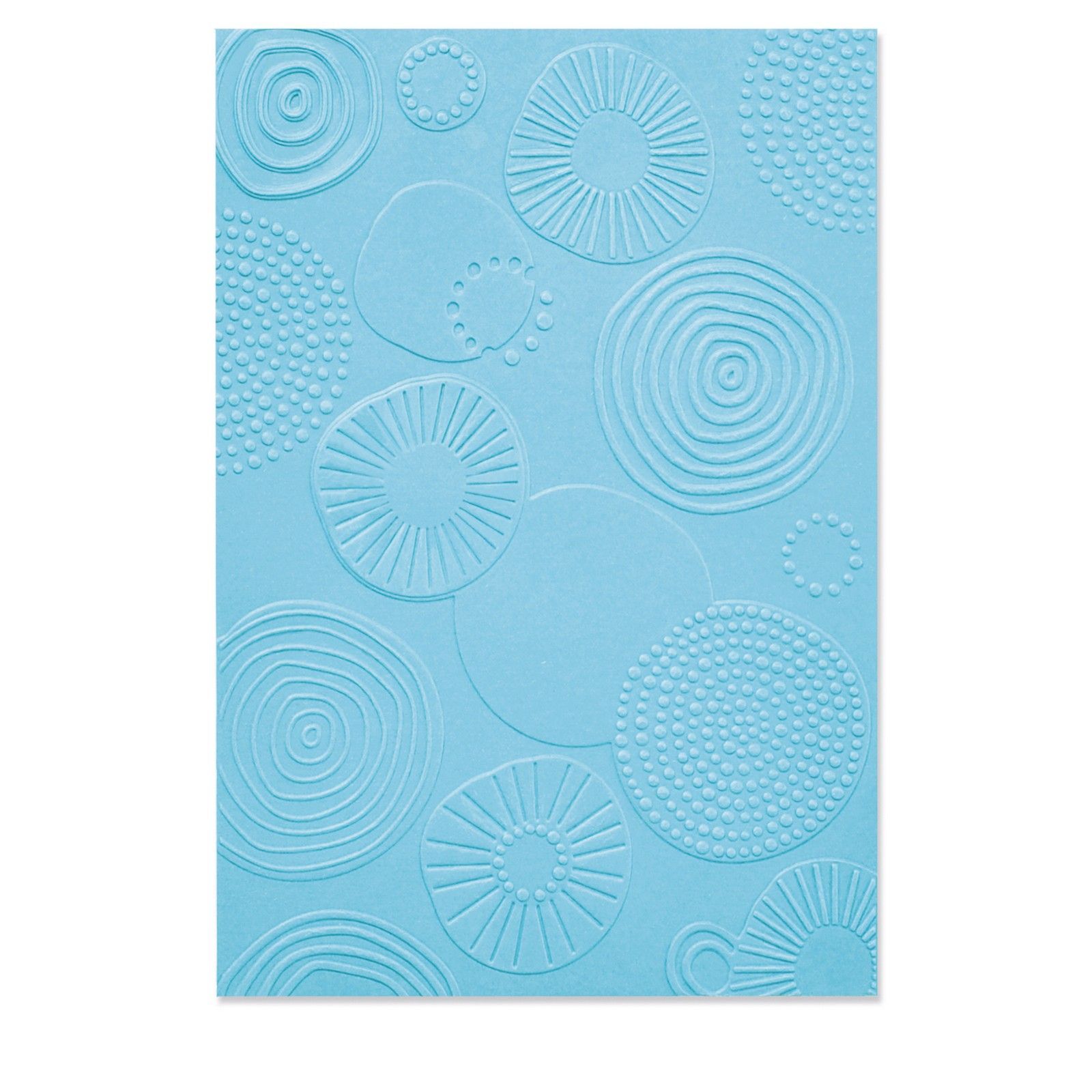 Sizzix • Multi-Level Textured Impressions Cartella per Goffratura Abstract Rounds