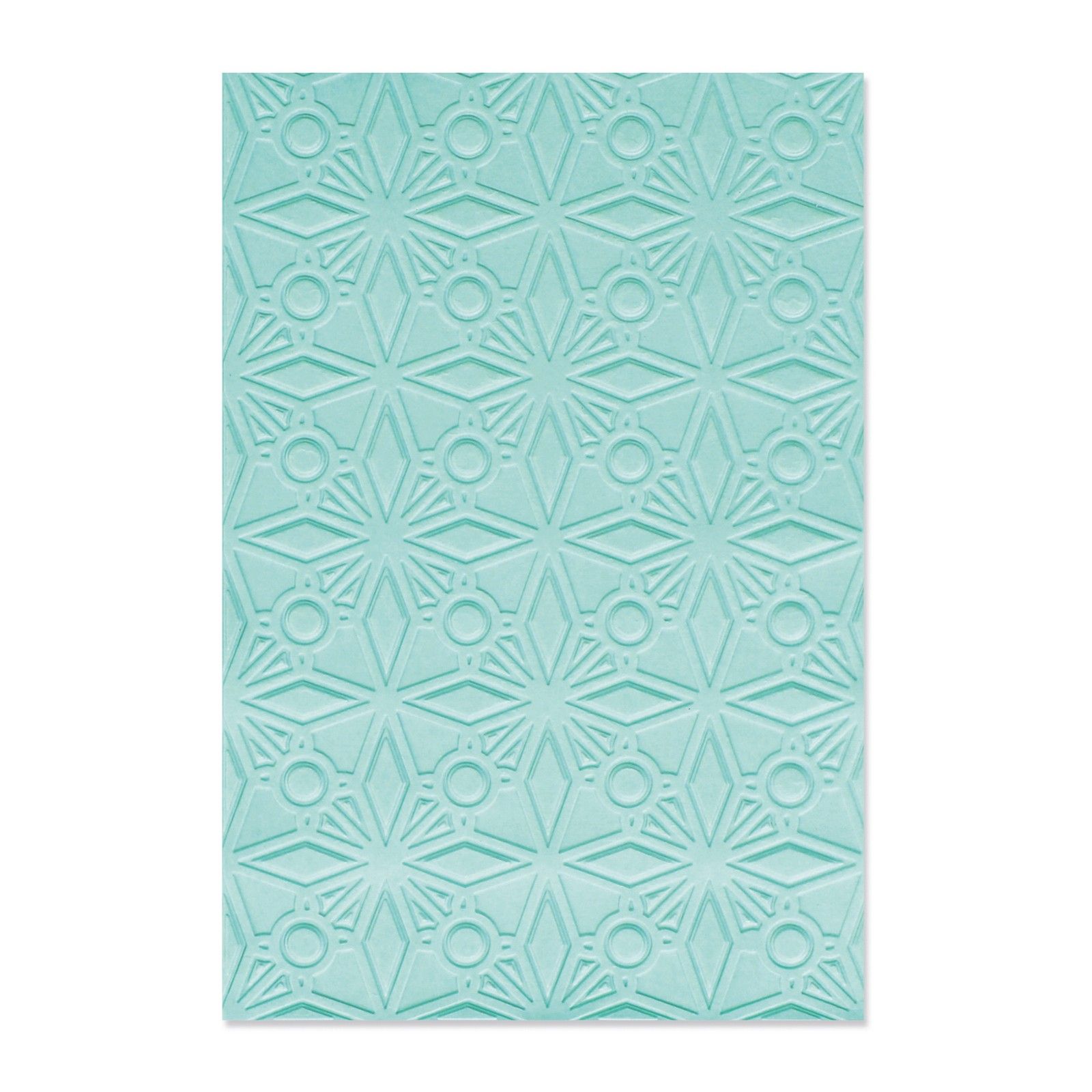 Sizzix • Multi-Level Textured Impressions Embossing Folder Geo Crystals