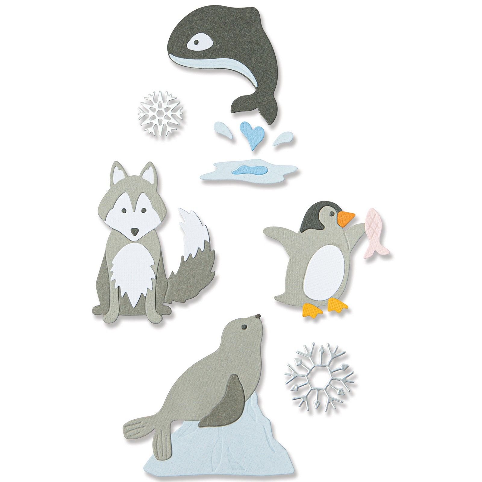 Sizzix • Thinlits Die Set Arctic Animals 